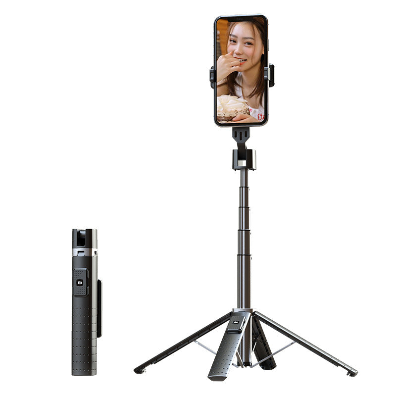 Quadrupod Double Fill Light Mobile Phone Bluetooth Selfie Stick