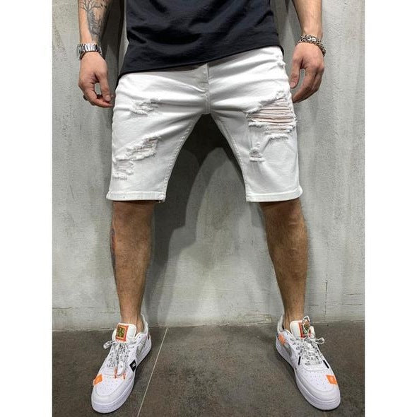 Skinny jeans with holes men&