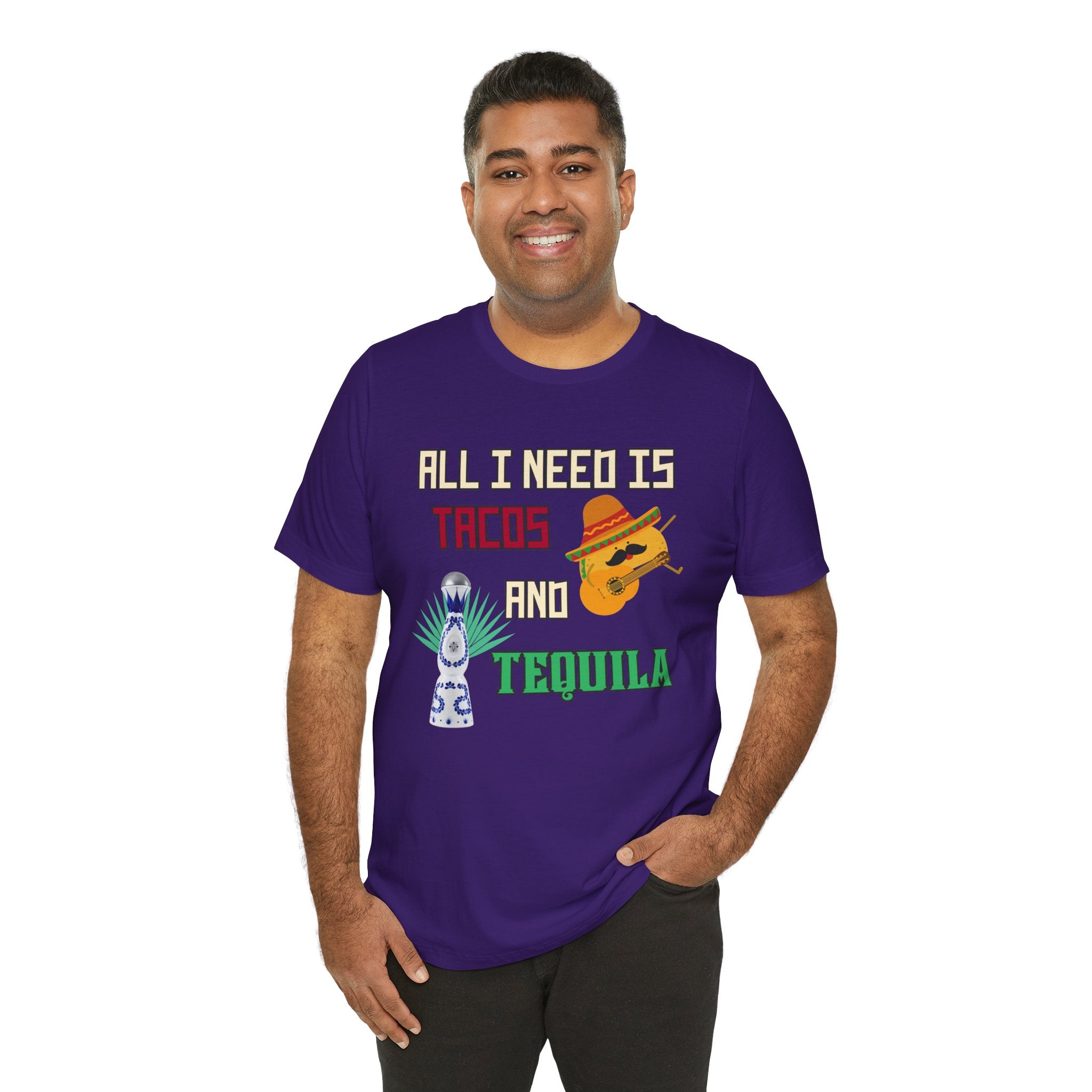 Tacos & Tequila - Unisex Jersey Short Sleeve Tee