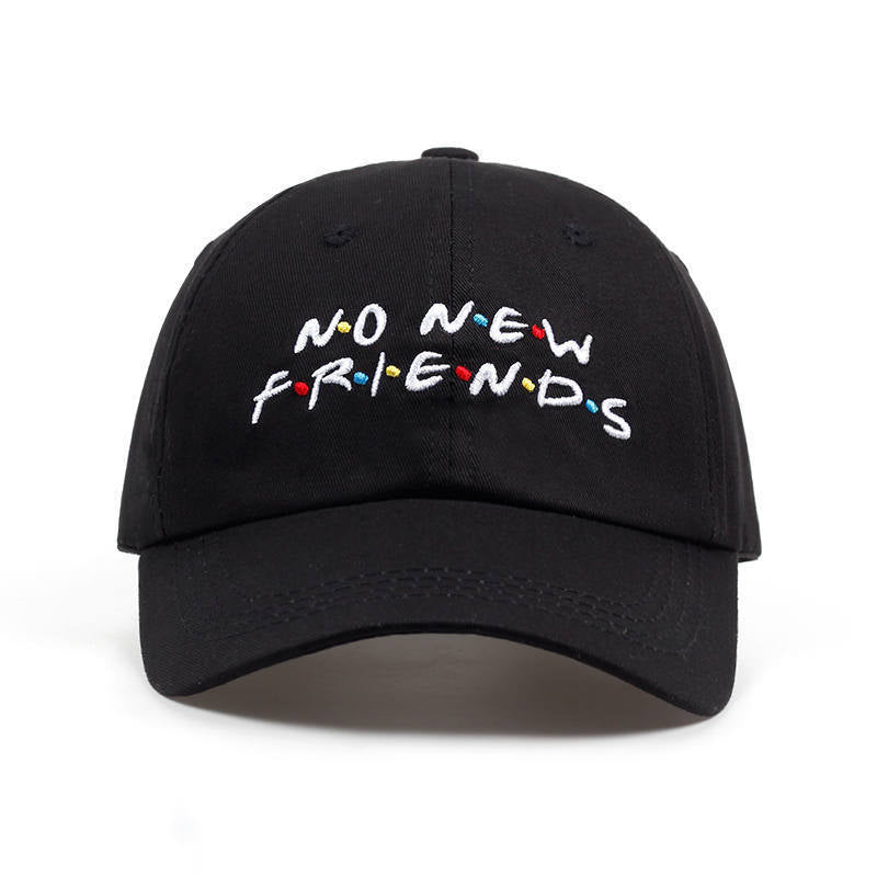 No New Friends Adjustable Hat