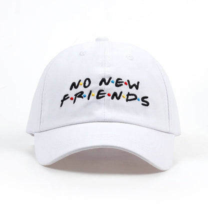 No New Friends Adjustable Hat