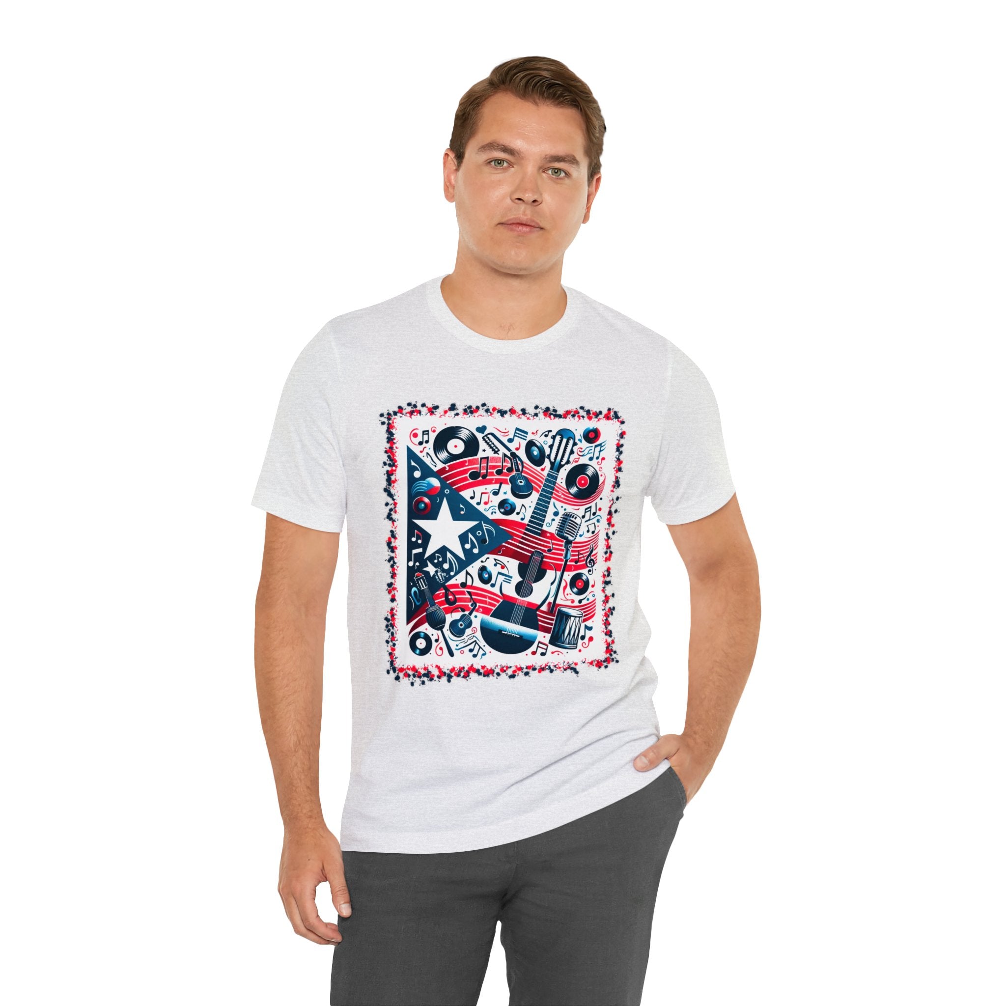 Puerto Rican Rhythm - Unisex Jersey Short Sleeve Tee