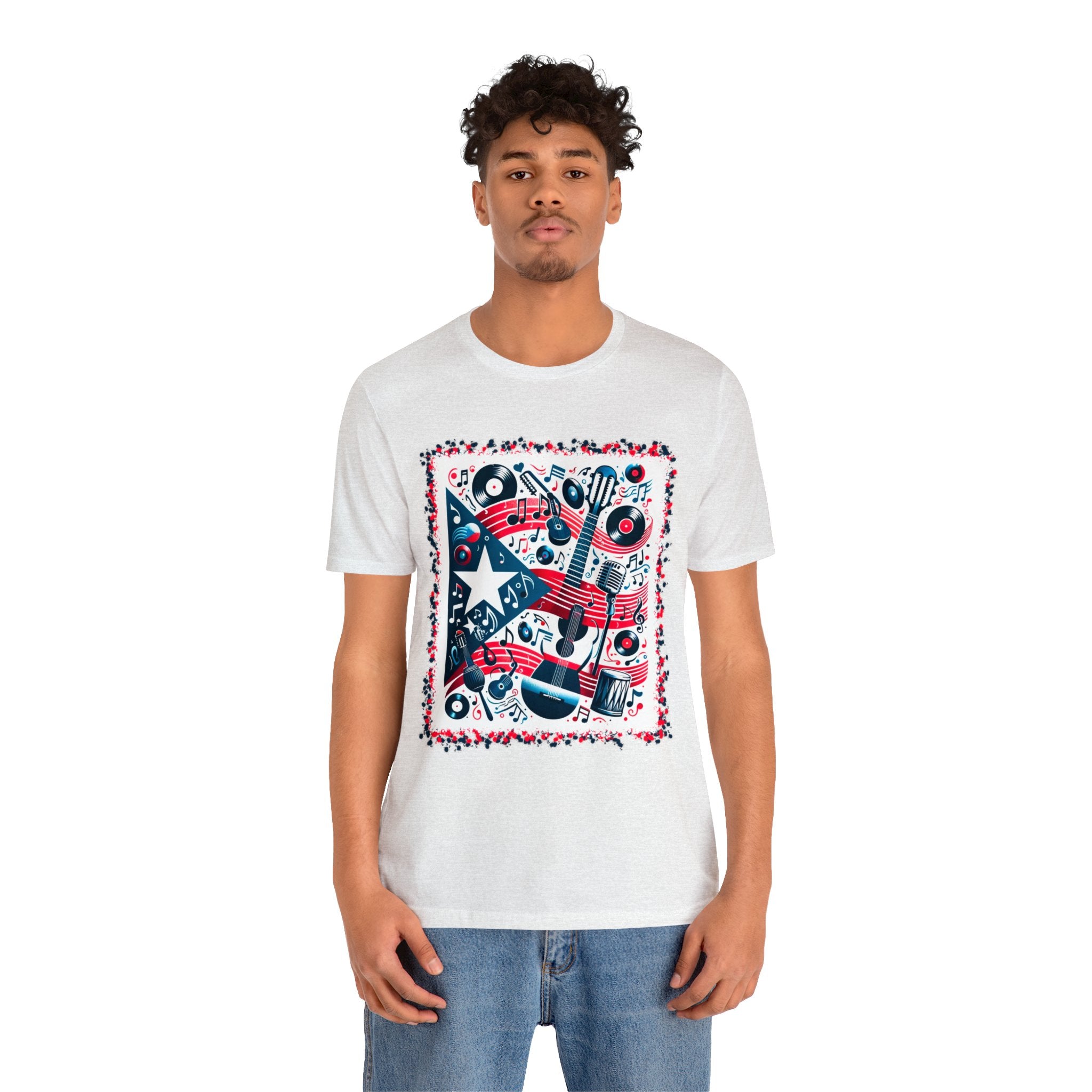 Puerto Rican Rhythm - Unisex Jersey Short Sleeve Tee