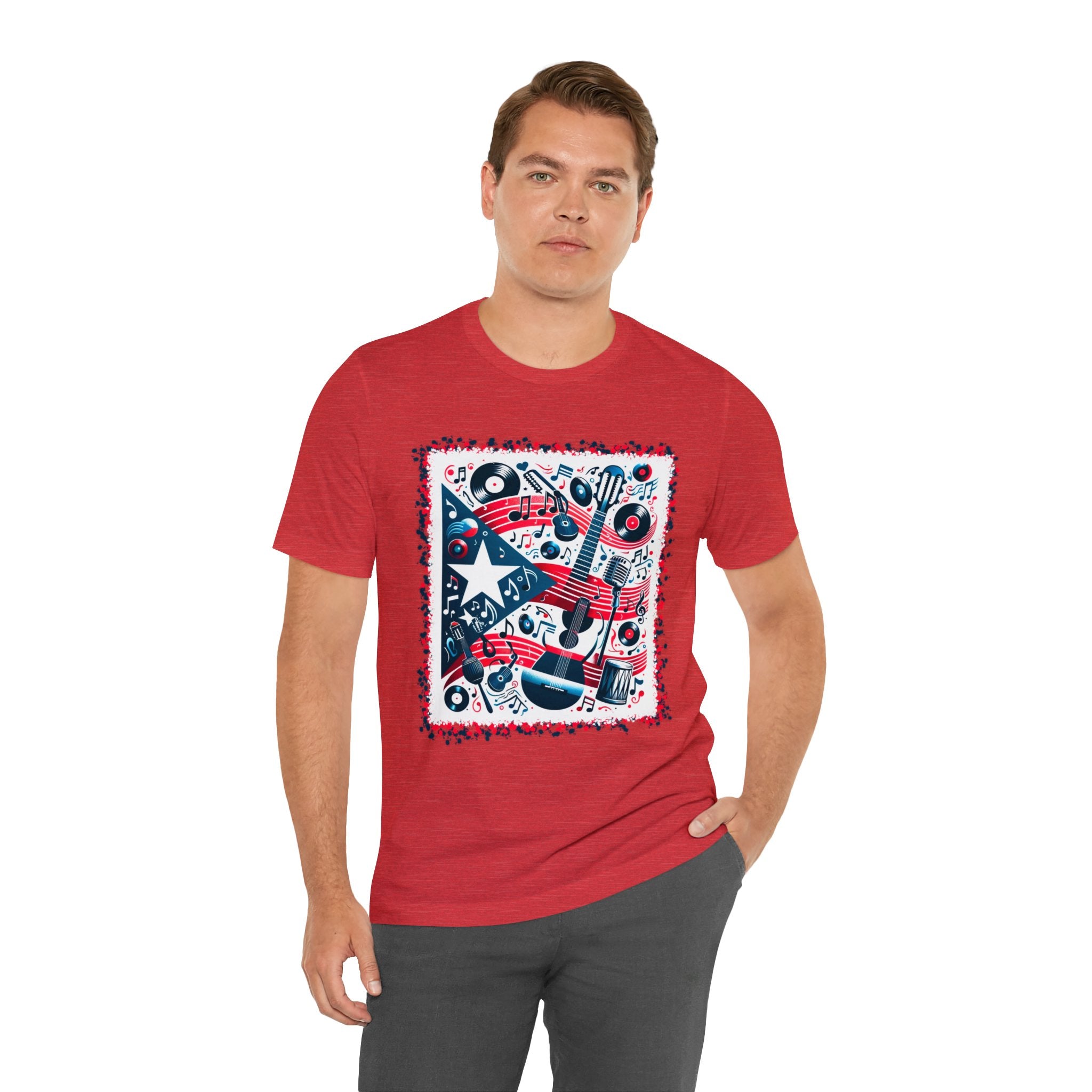 Puerto Rican Rhythm - Unisex Jersey Short Sleeve Tee