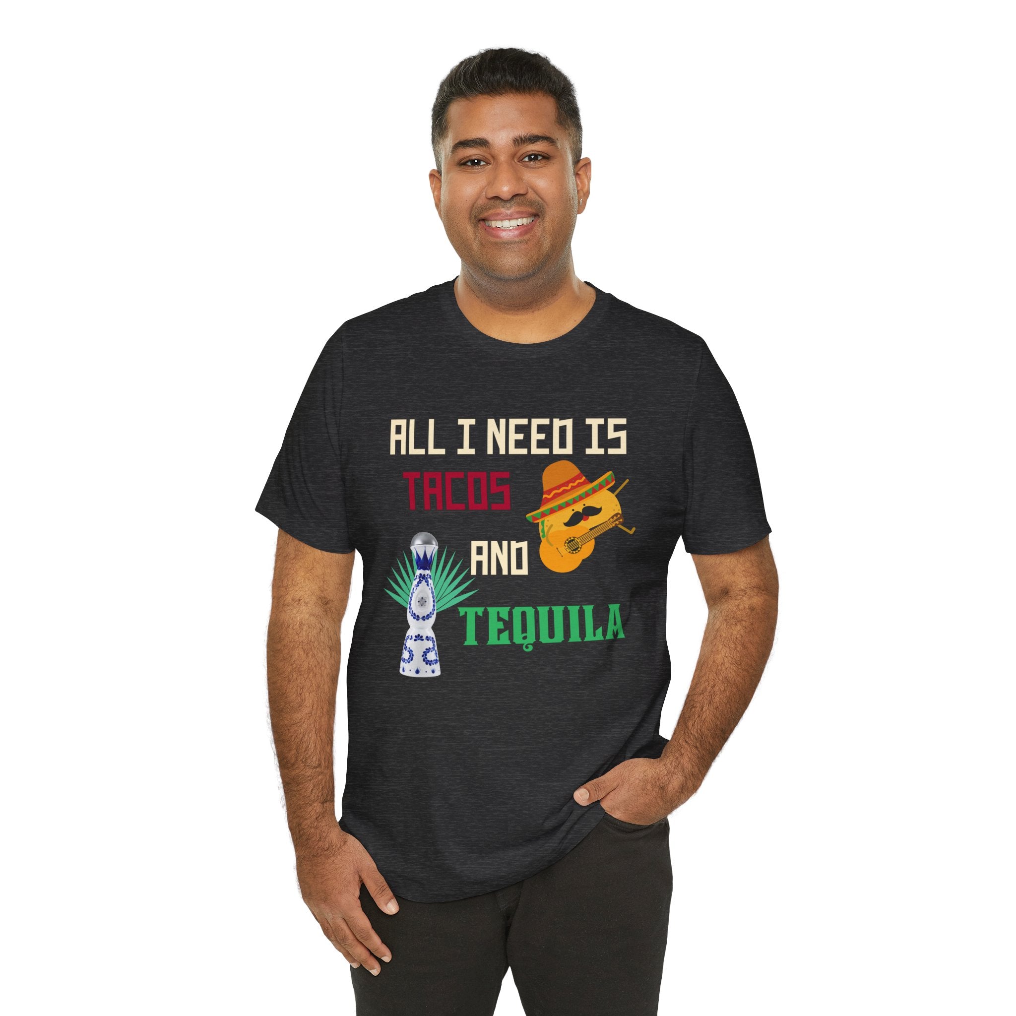 Tacos &amp; Tequila - Unisex Jersey Short Sleeve Tee