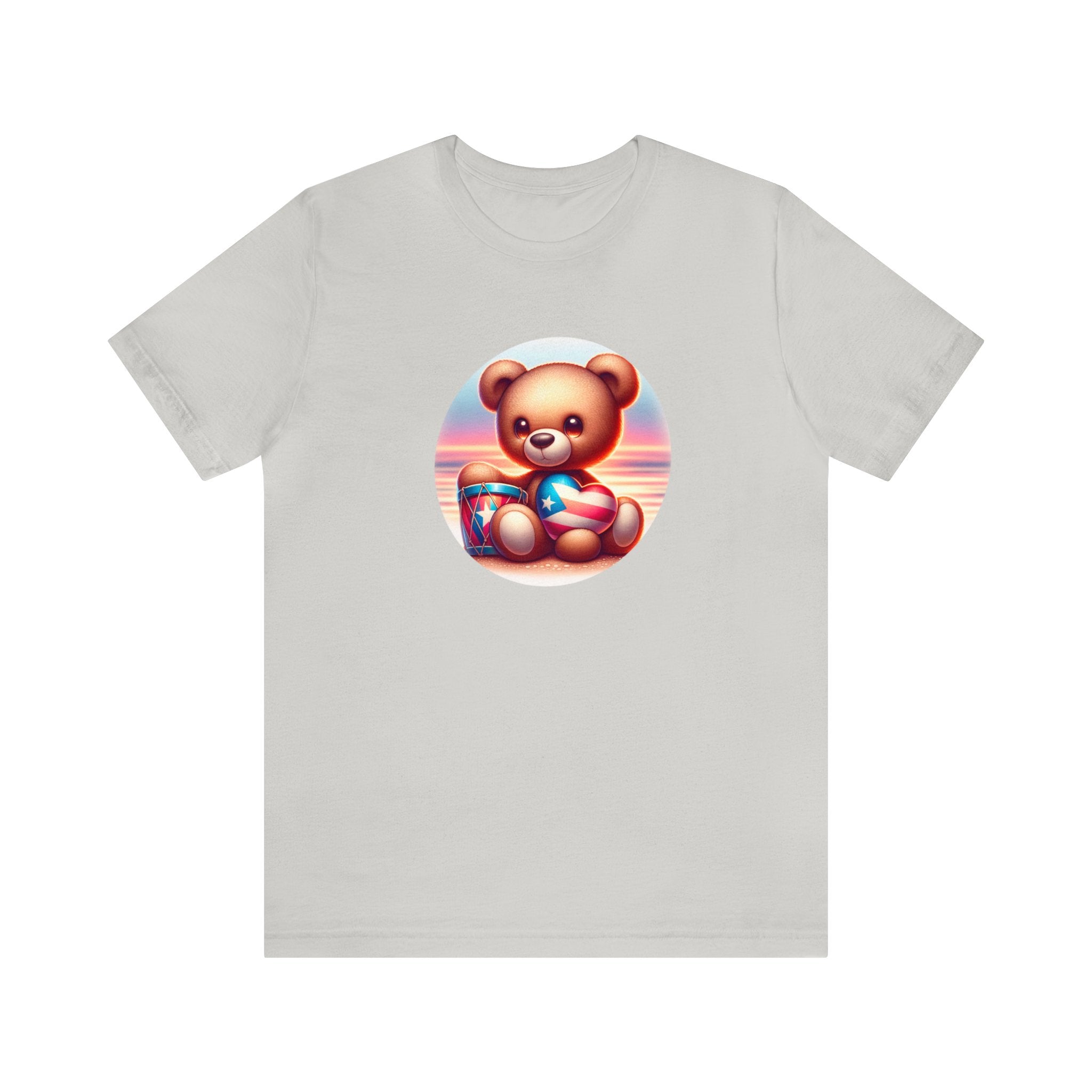 Sunset Teddy Love PR- Unisex Jersey Short Sleeve Tee