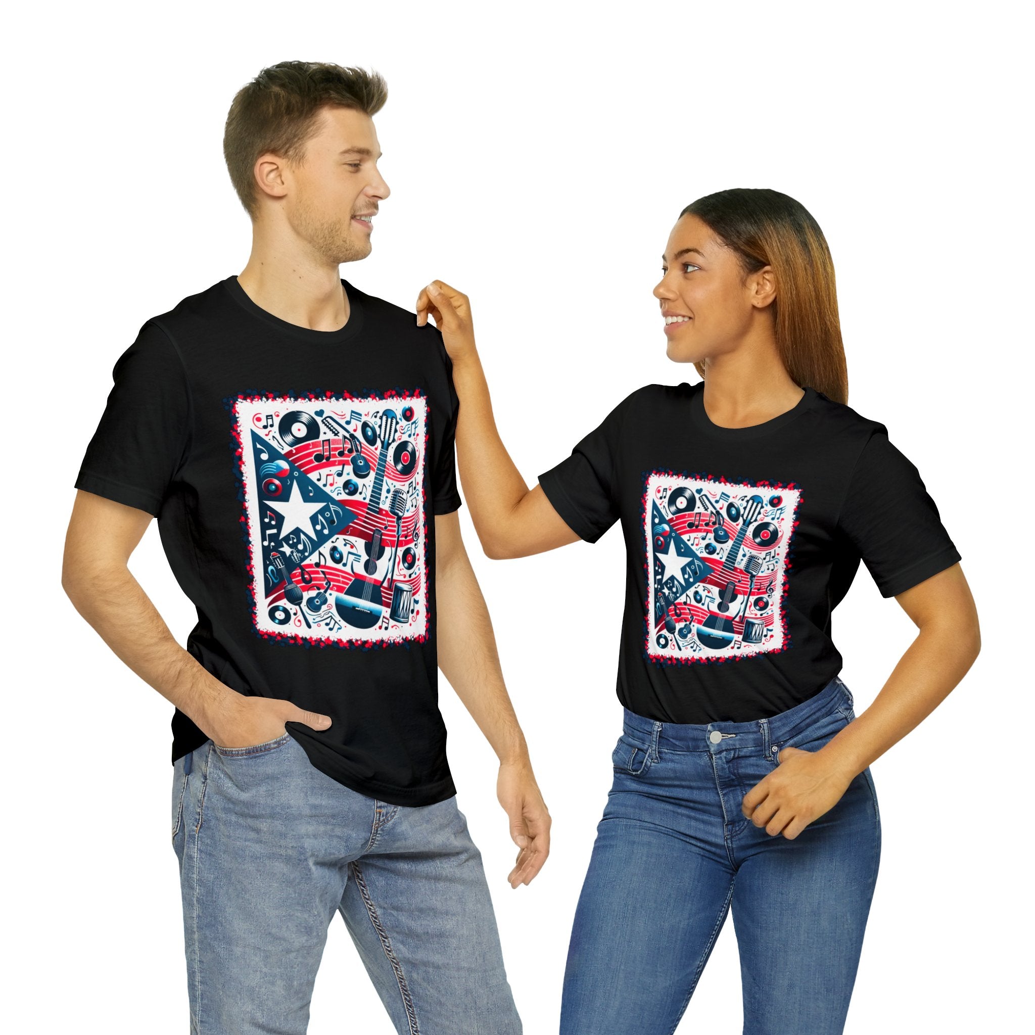 Puerto Rican Rhythm - Unisex Jersey Short Sleeve Tee