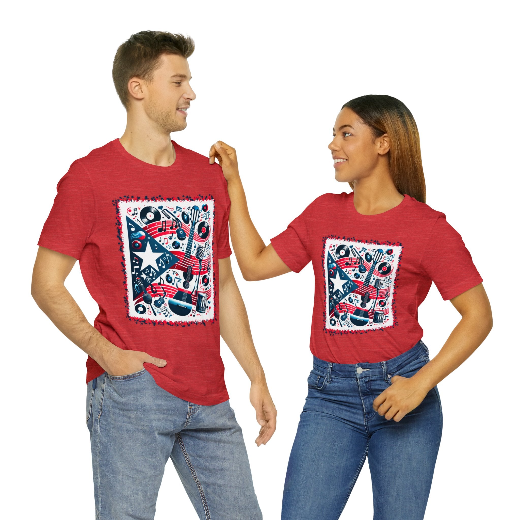 Puerto Rican Rhythm - Unisex Jersey Short Sleeve Tee