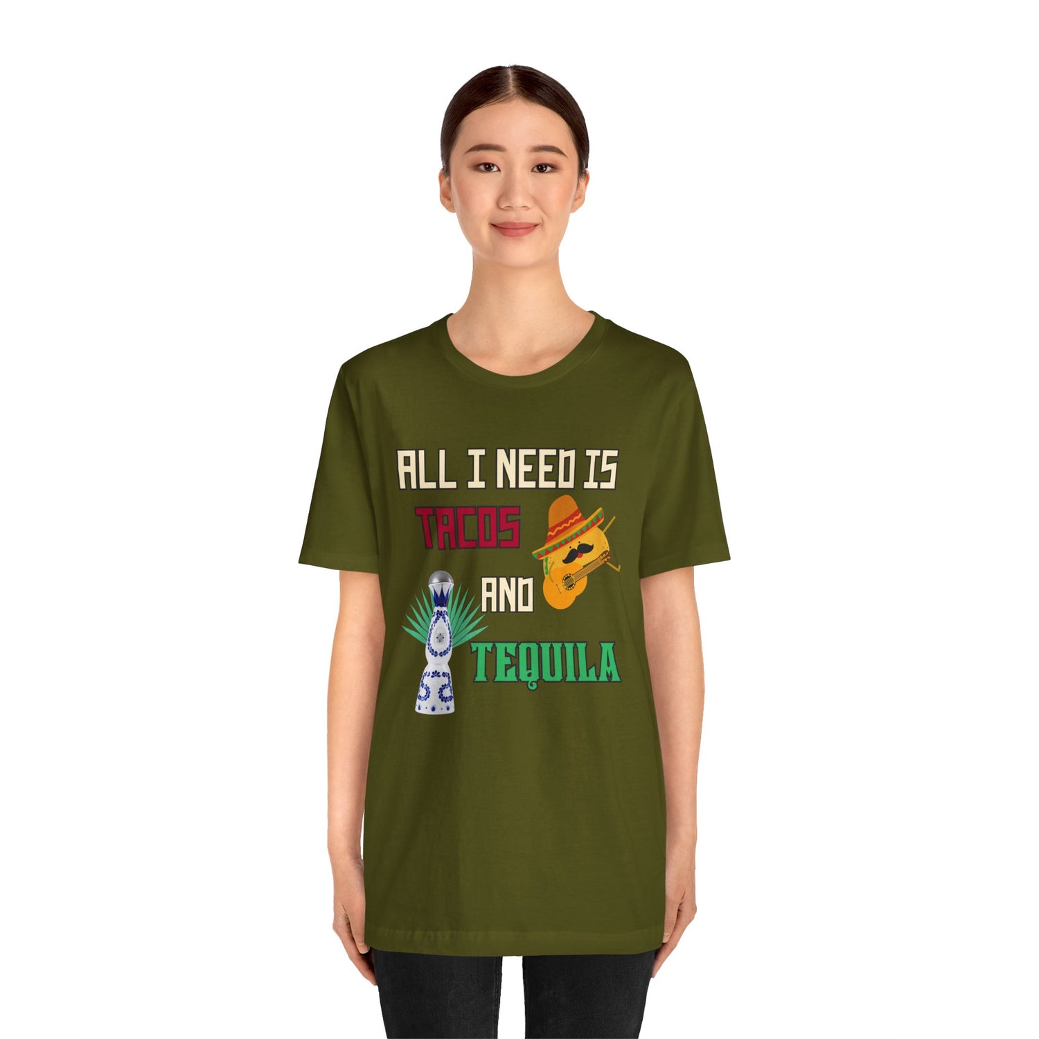 Tacos & Tequila - Unisex Jersey Short Sleeve Tee