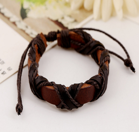 Asgard Crafted Leather Nordic Arm Bracelet