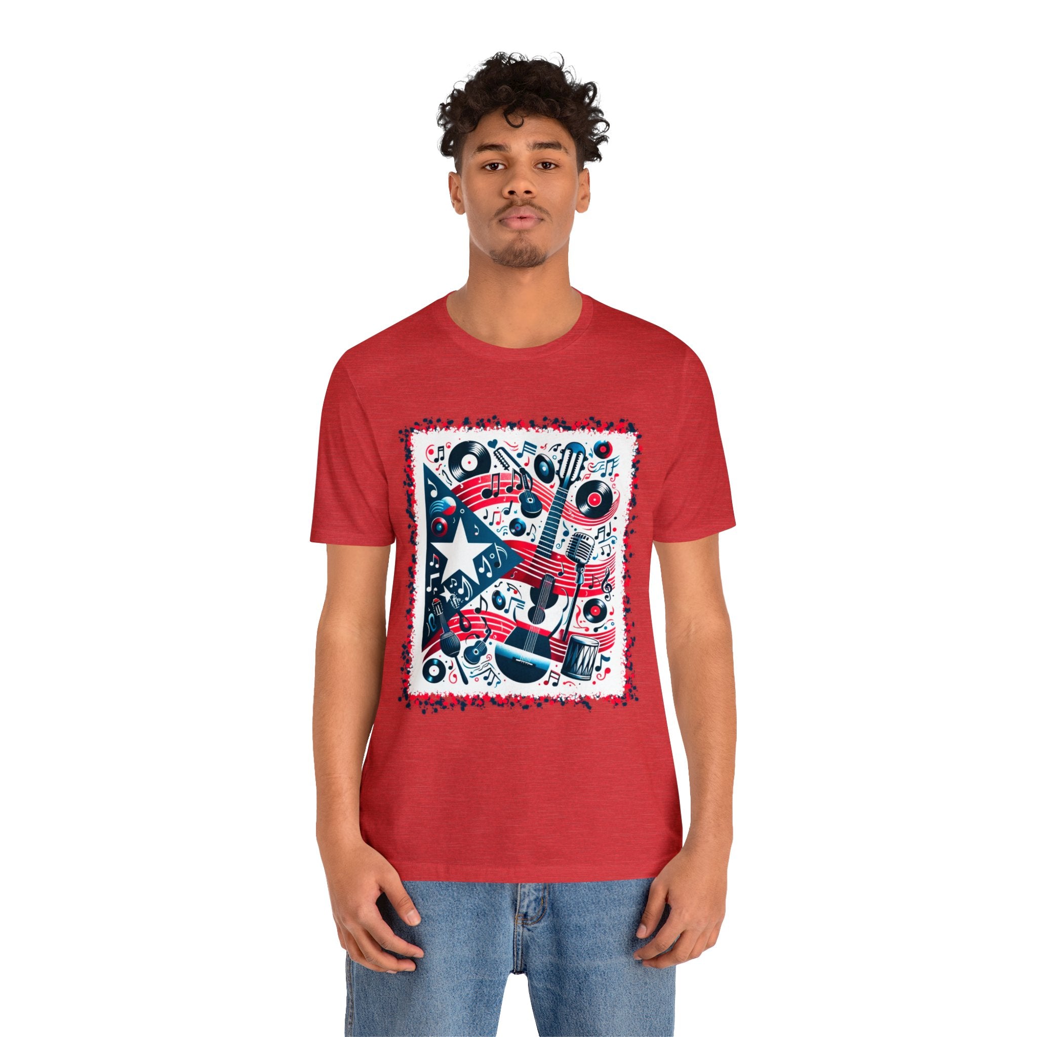 Puerto Rican Rhythm - Unisex Jersey Short Sleeve Tee