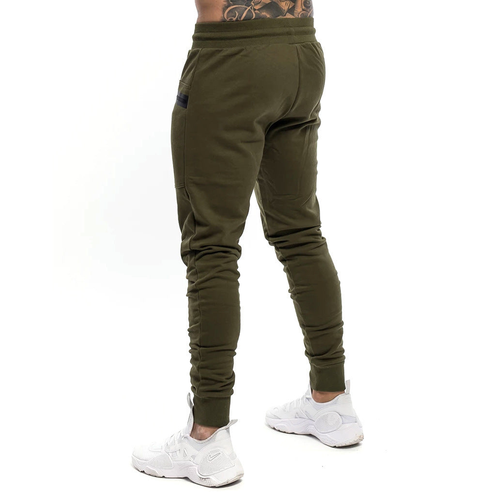 Running fitness pants men&