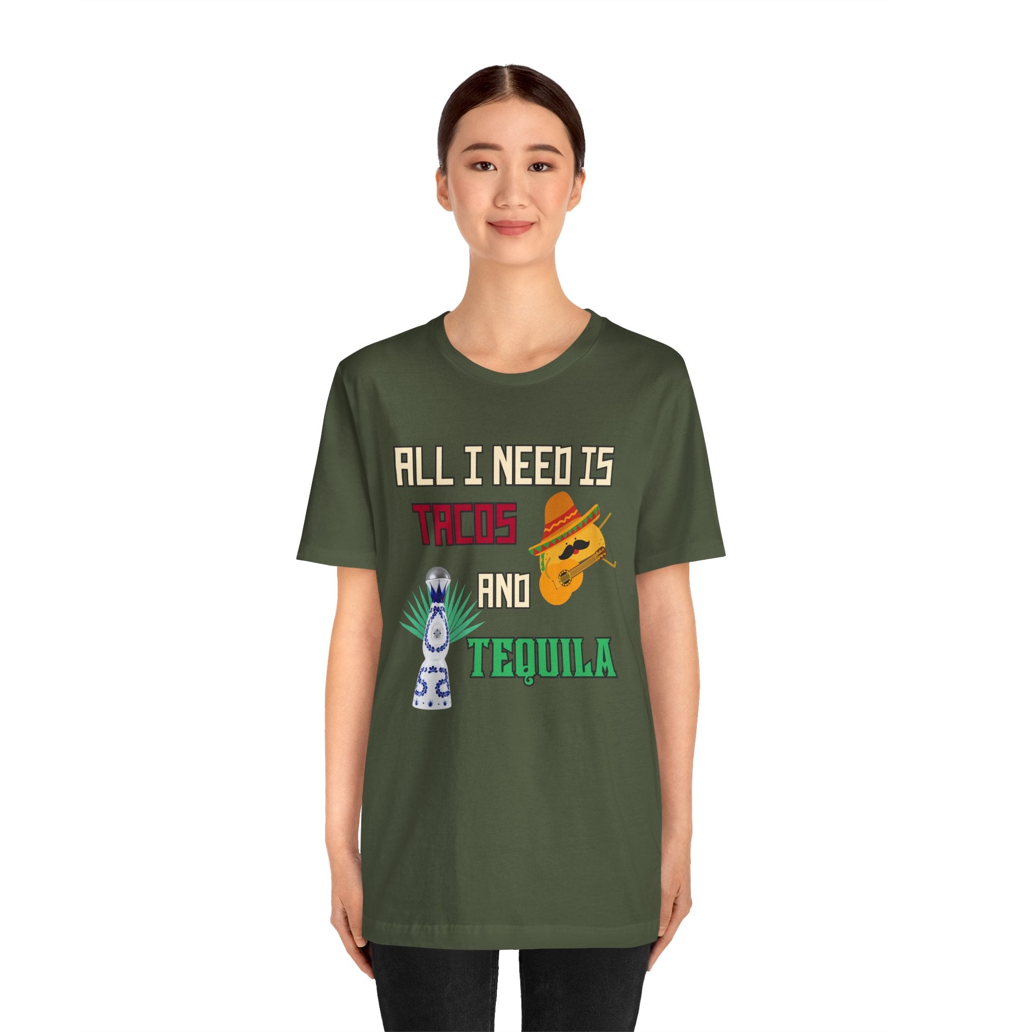 Tacos & Tequila - Unisex Jersey Short Sleeve Tee