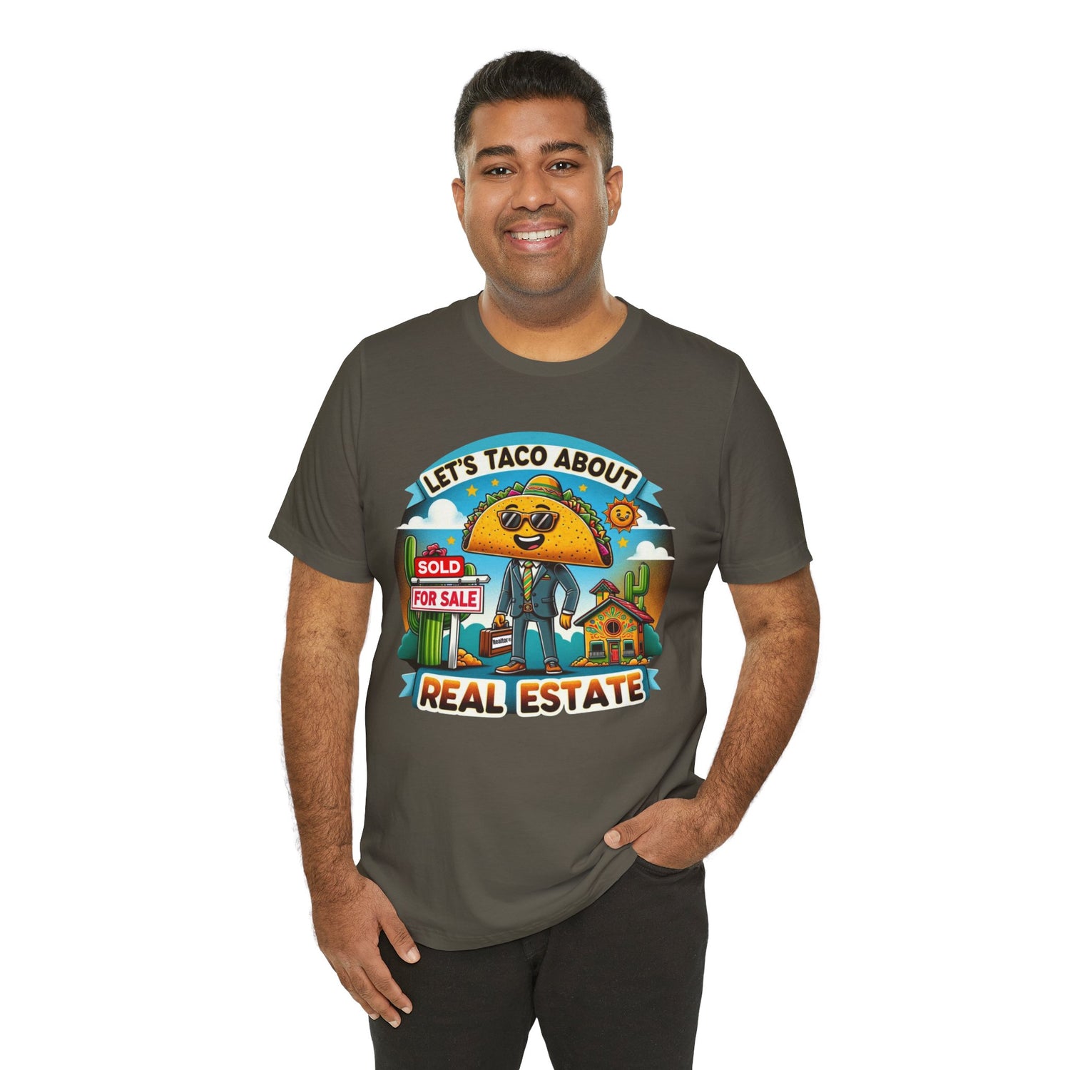 Lets Taco About Real Estate - Unisex Jersey Short Sleeve Tee