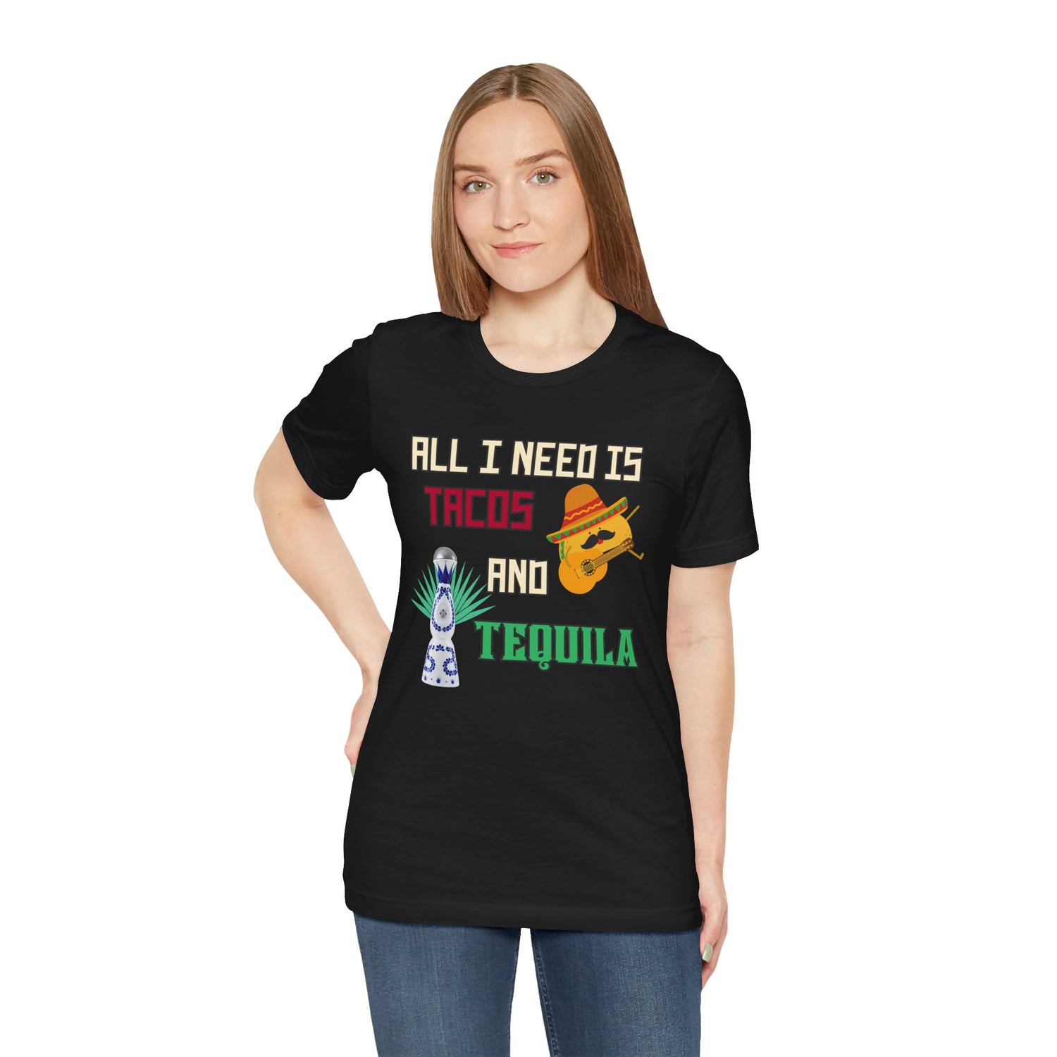 Tacos & Tequila - Unisex Jersey Short Sleeve Tee