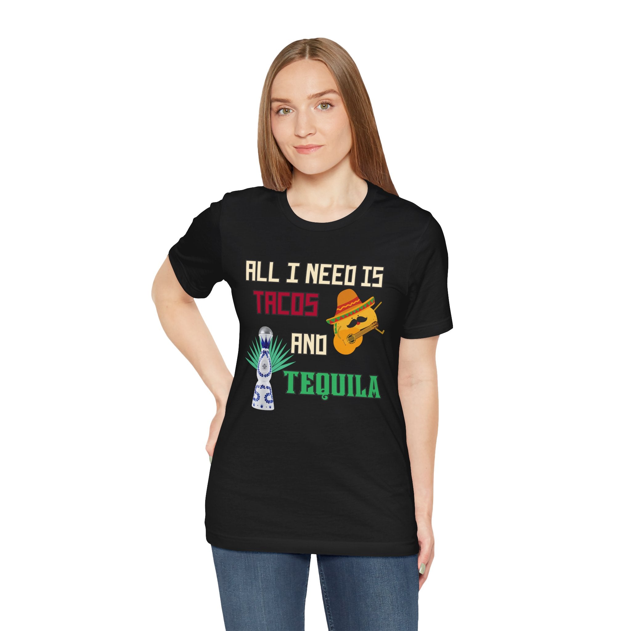 Tacos & Tequila - Unisex Jersey Short Sleeve Tee