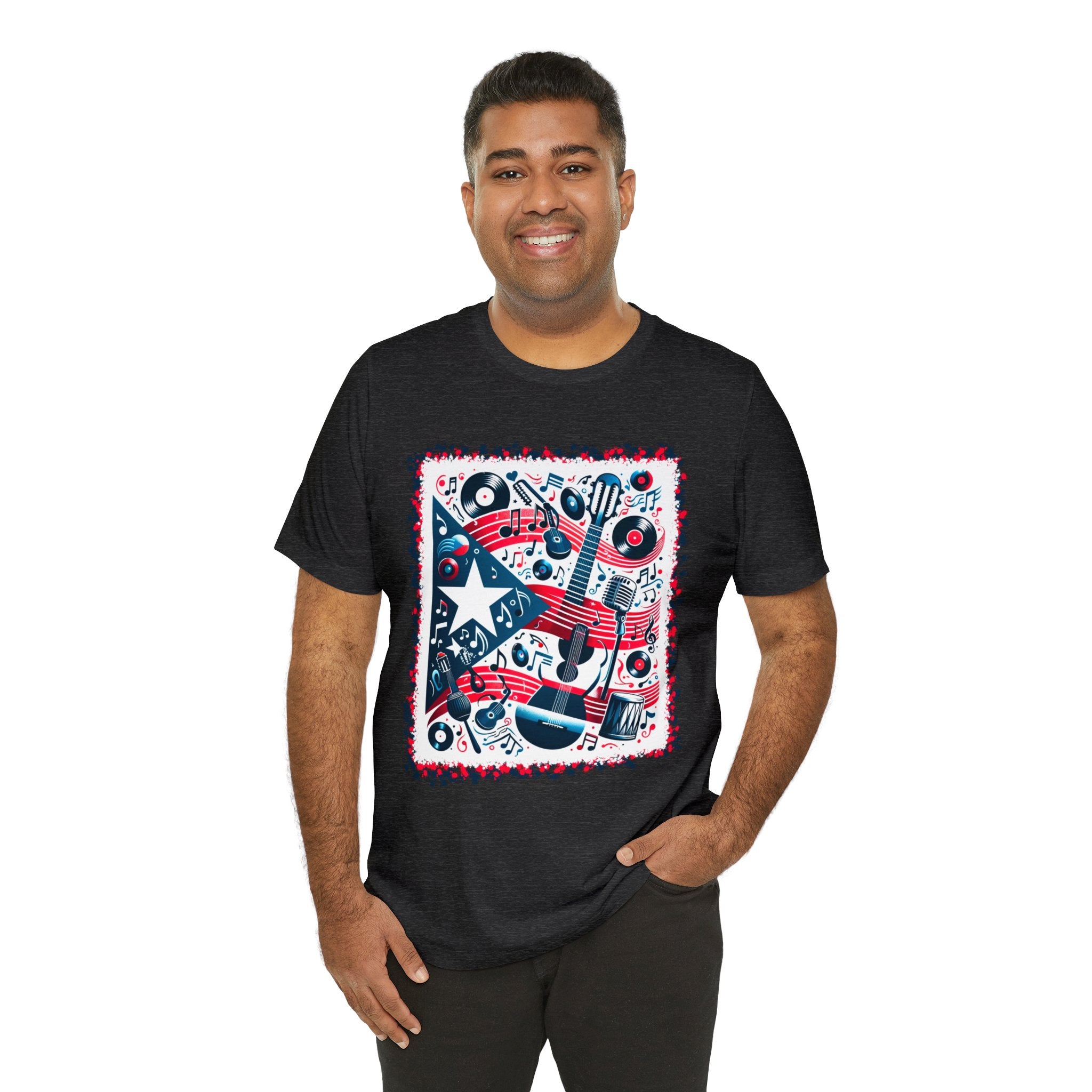 Puerto Rican Rhythm - Unisex Jersey Short Sleeve Tee