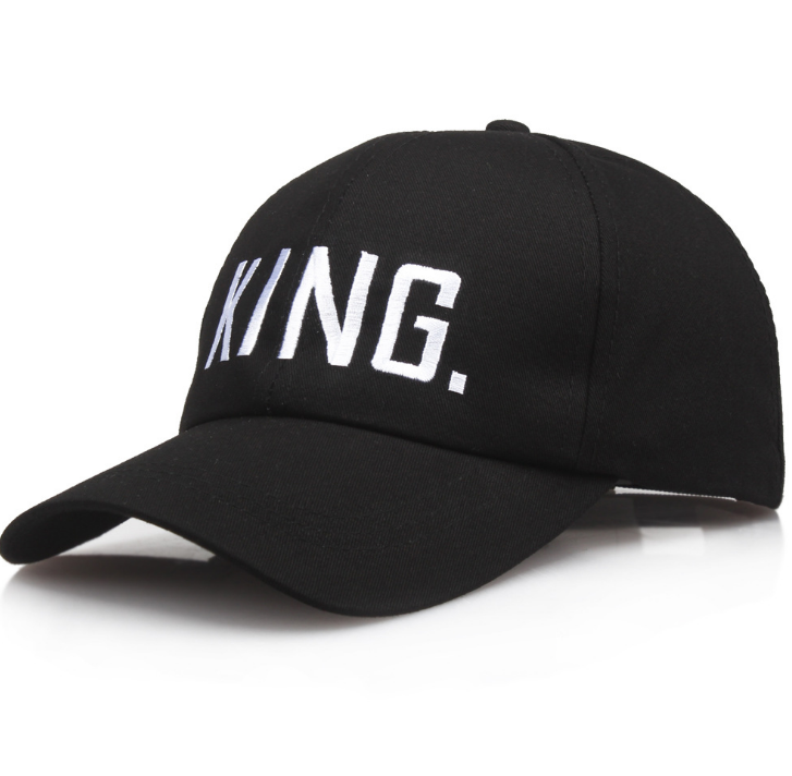 King &amp; Queen Embroidered Hats