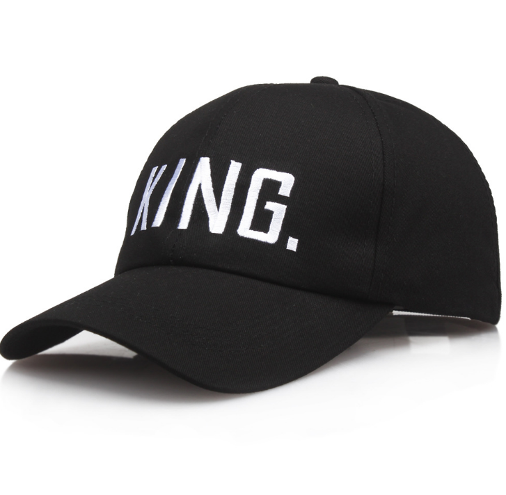 King & Queen Embroidered Hats