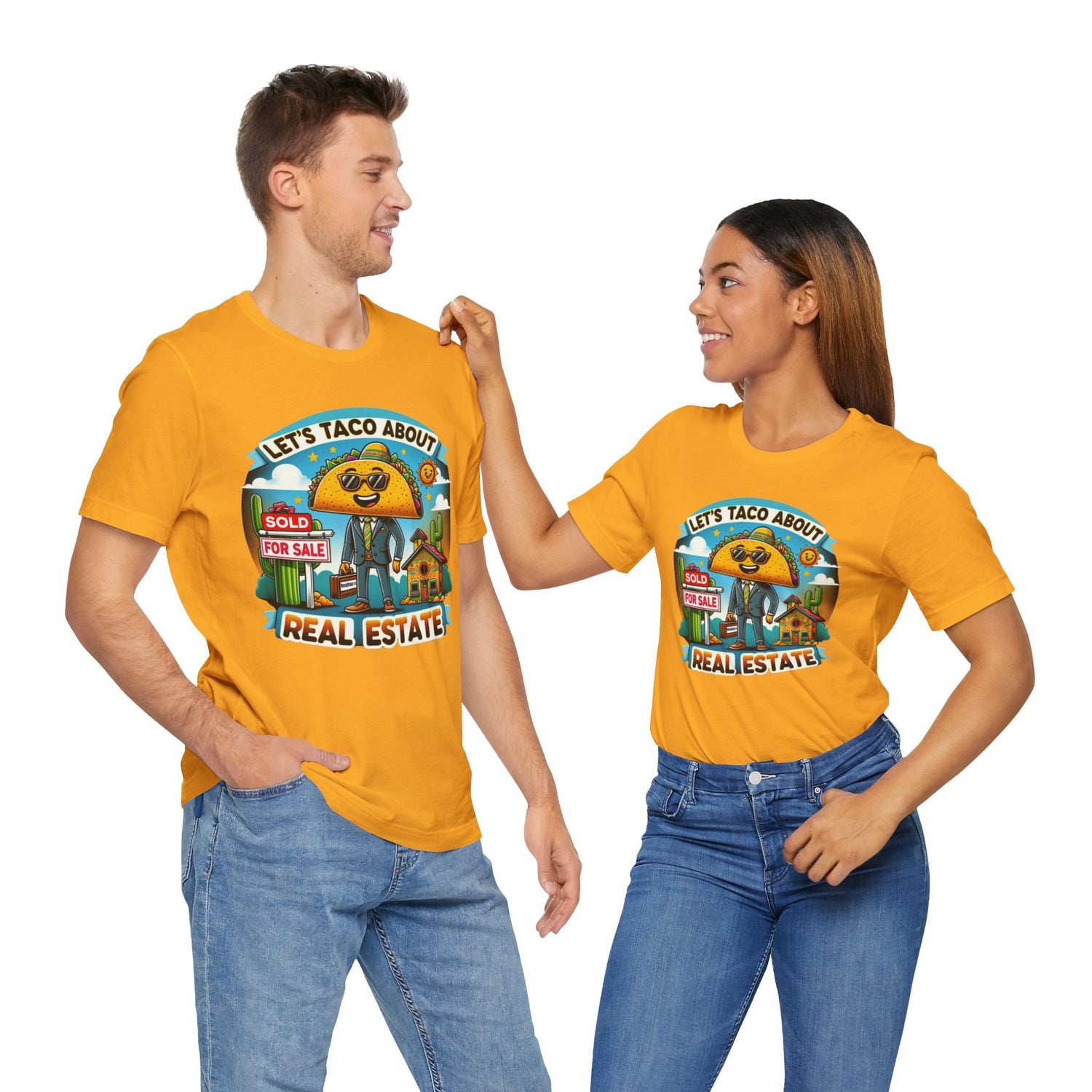 Lets Taco About Real Estate - Unisex Jersey Short Sleeve Tee