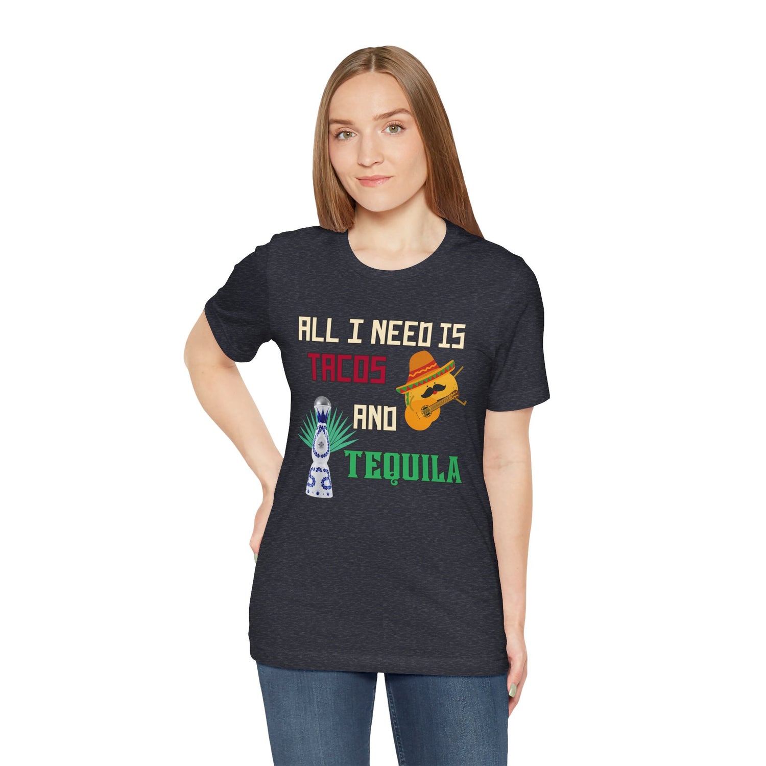 Tacos & Tequila - Unisex Jersey Short Sleeve Tee