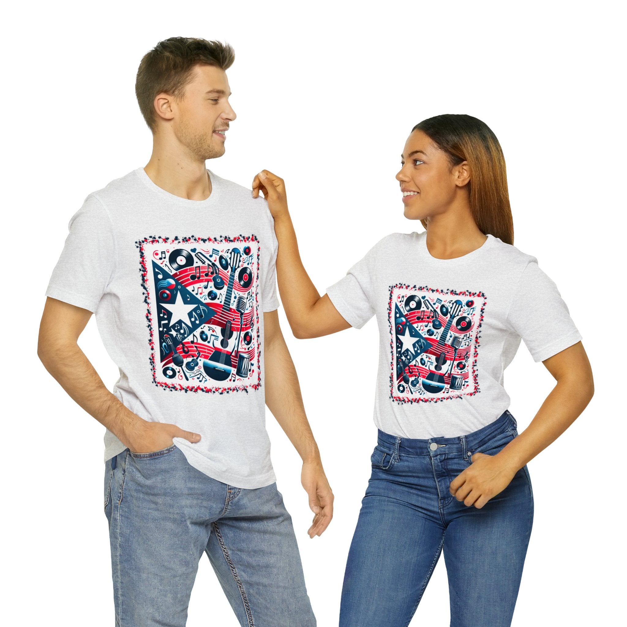 Puerto Rican Rhythm - Unisex Jersey Short Sleeve Tee