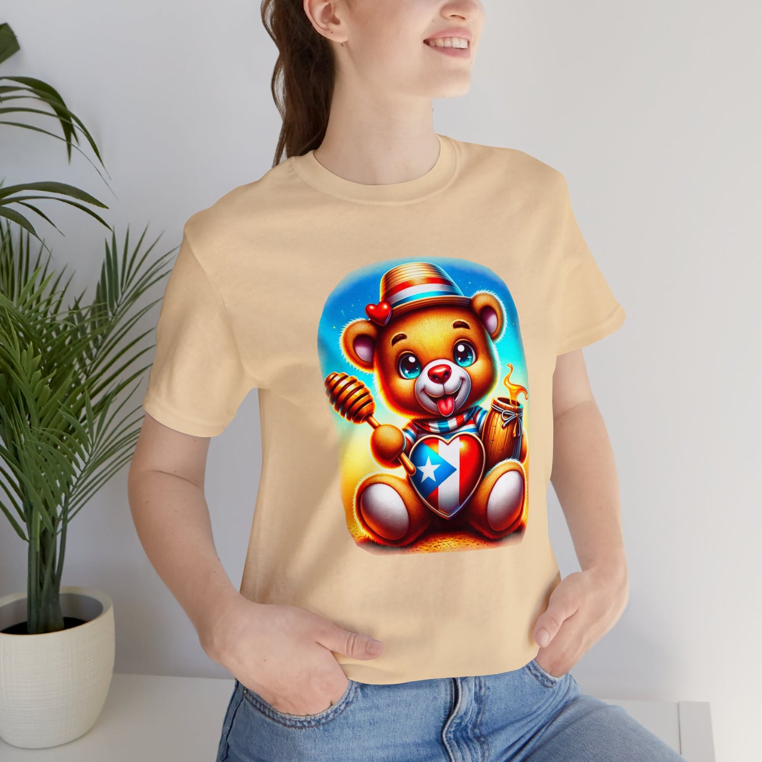 Honey Bear PR- Unisex Jersey Short Sleeve Tee