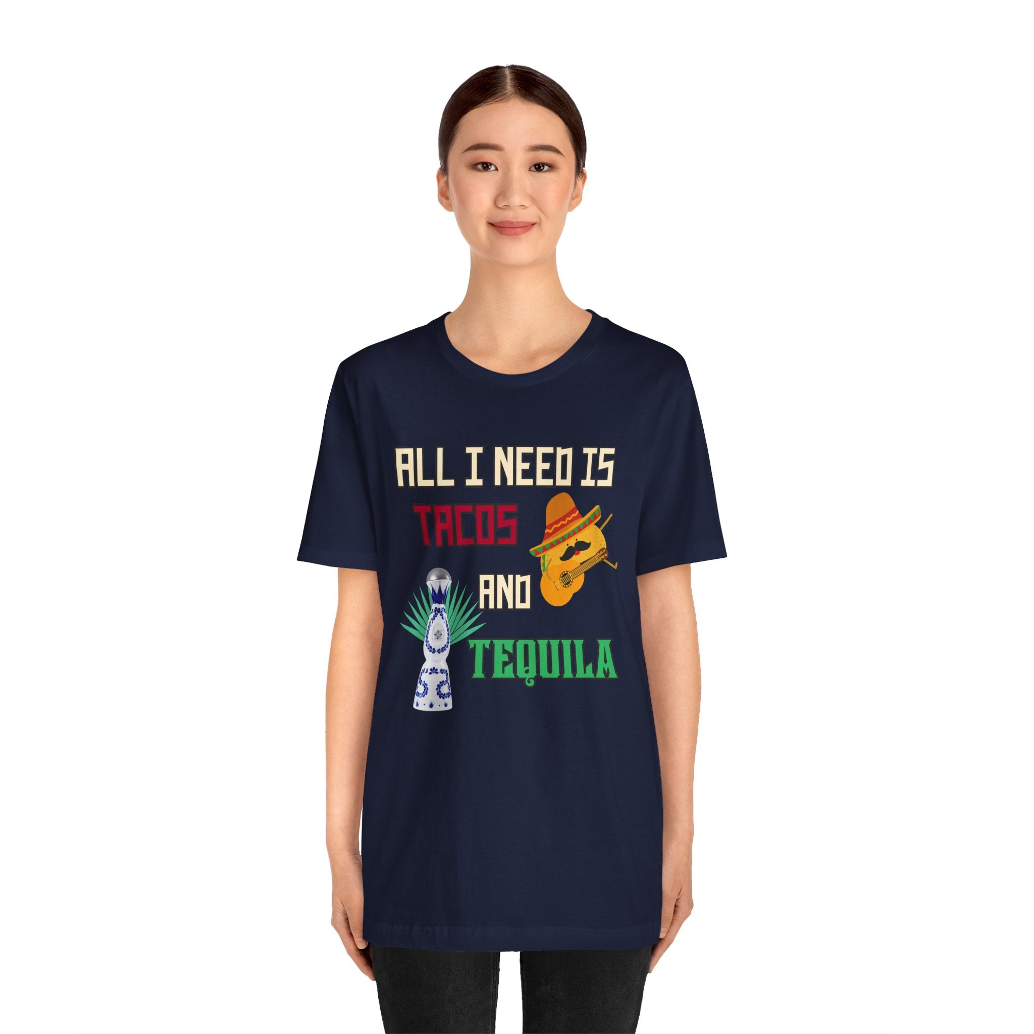 Tacos & Tequila - Unisex Jersey Short Sleeve Tee