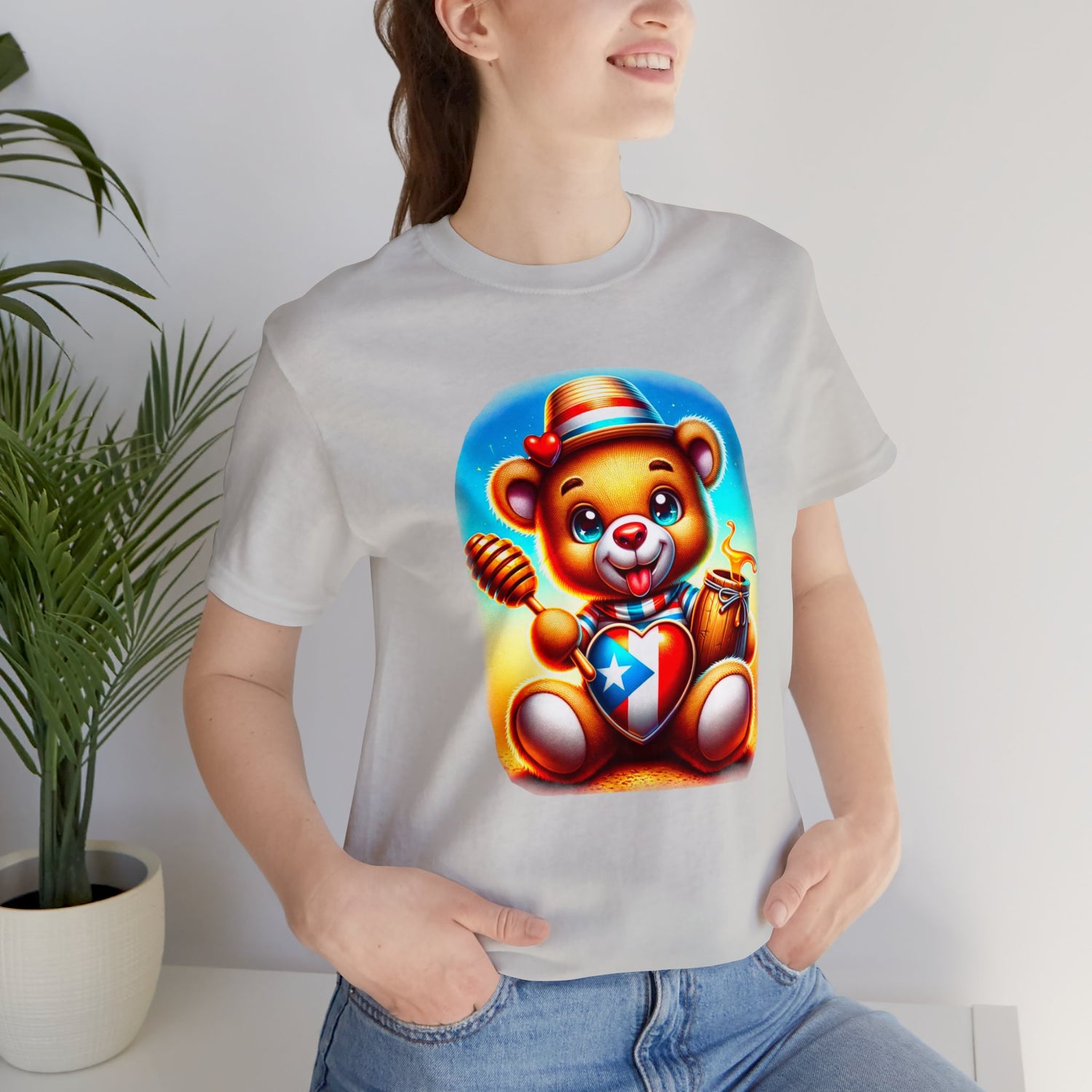 Honey Bear PR- Unisex Jersey Short Sleeve Tee