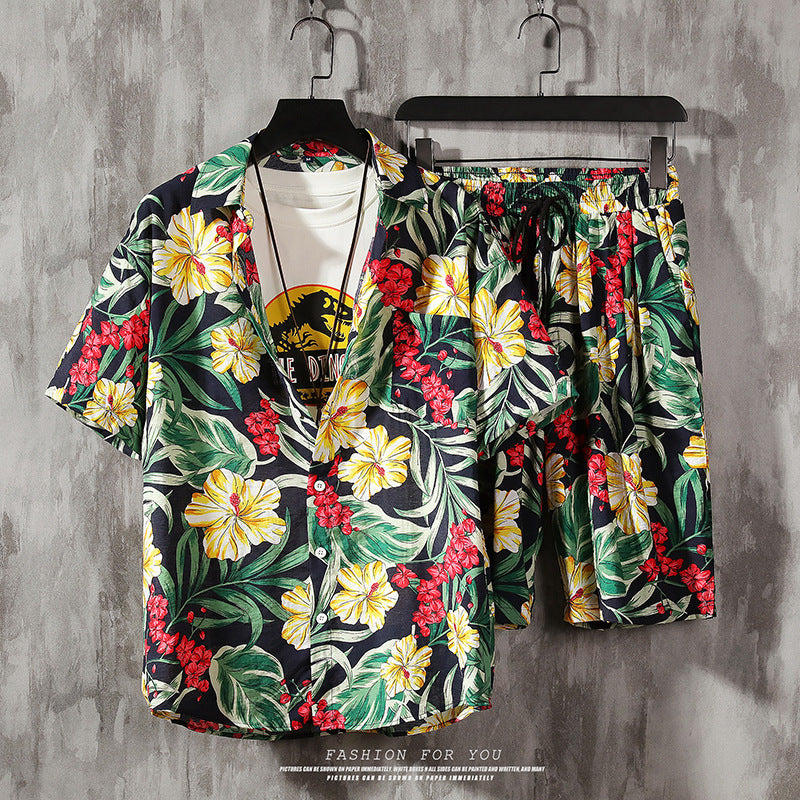 Flower shirt set