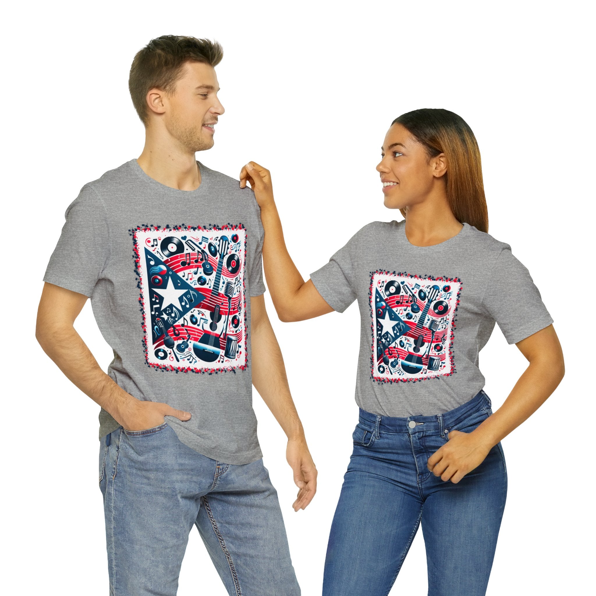 Puerto Rican Rhythm - Unisex Jersey Short Sleeve Tee