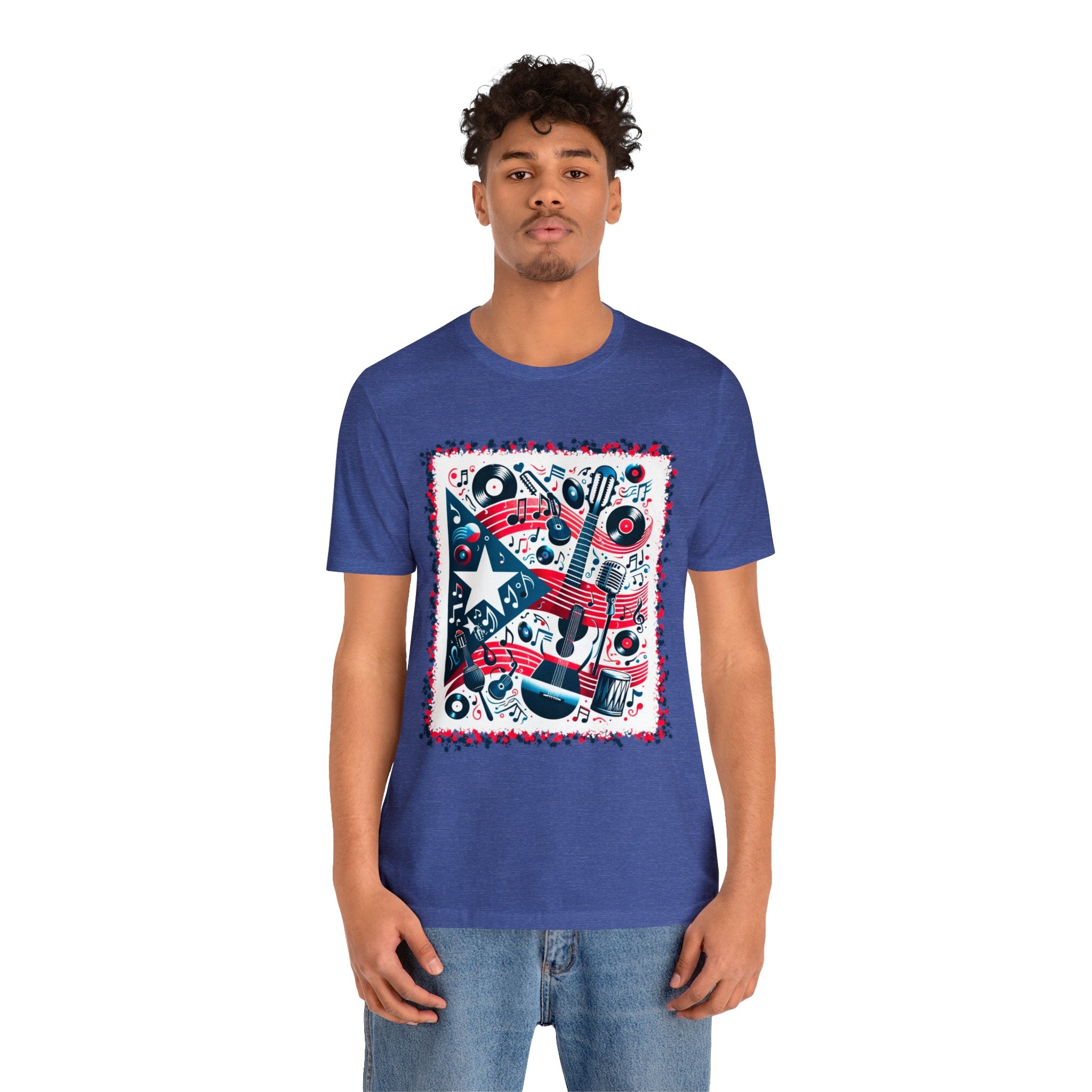 Puerto Rican Rhythm - Unisex Jersey Short Sleeve Tee