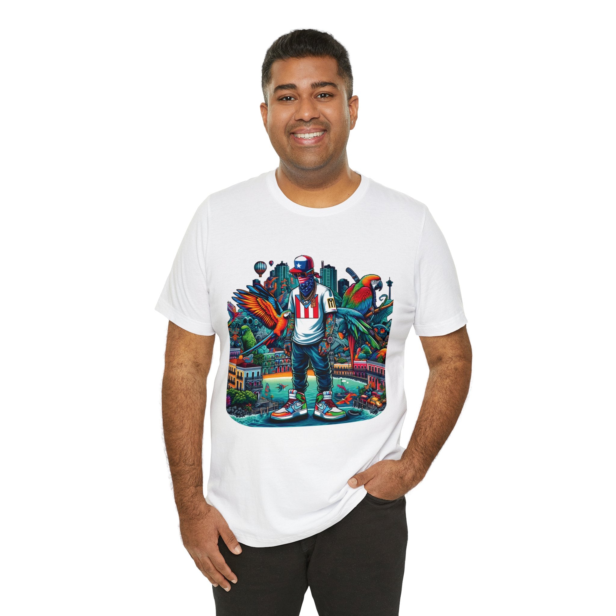 Tropical City Unisex Jersey Short Sleeve Tee