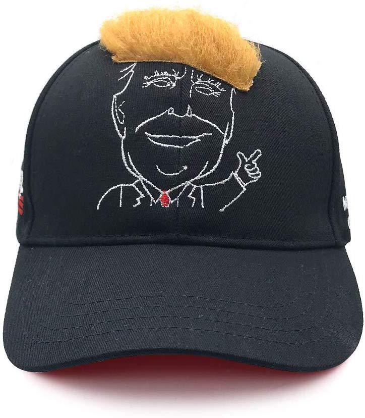 Wig baseball cap