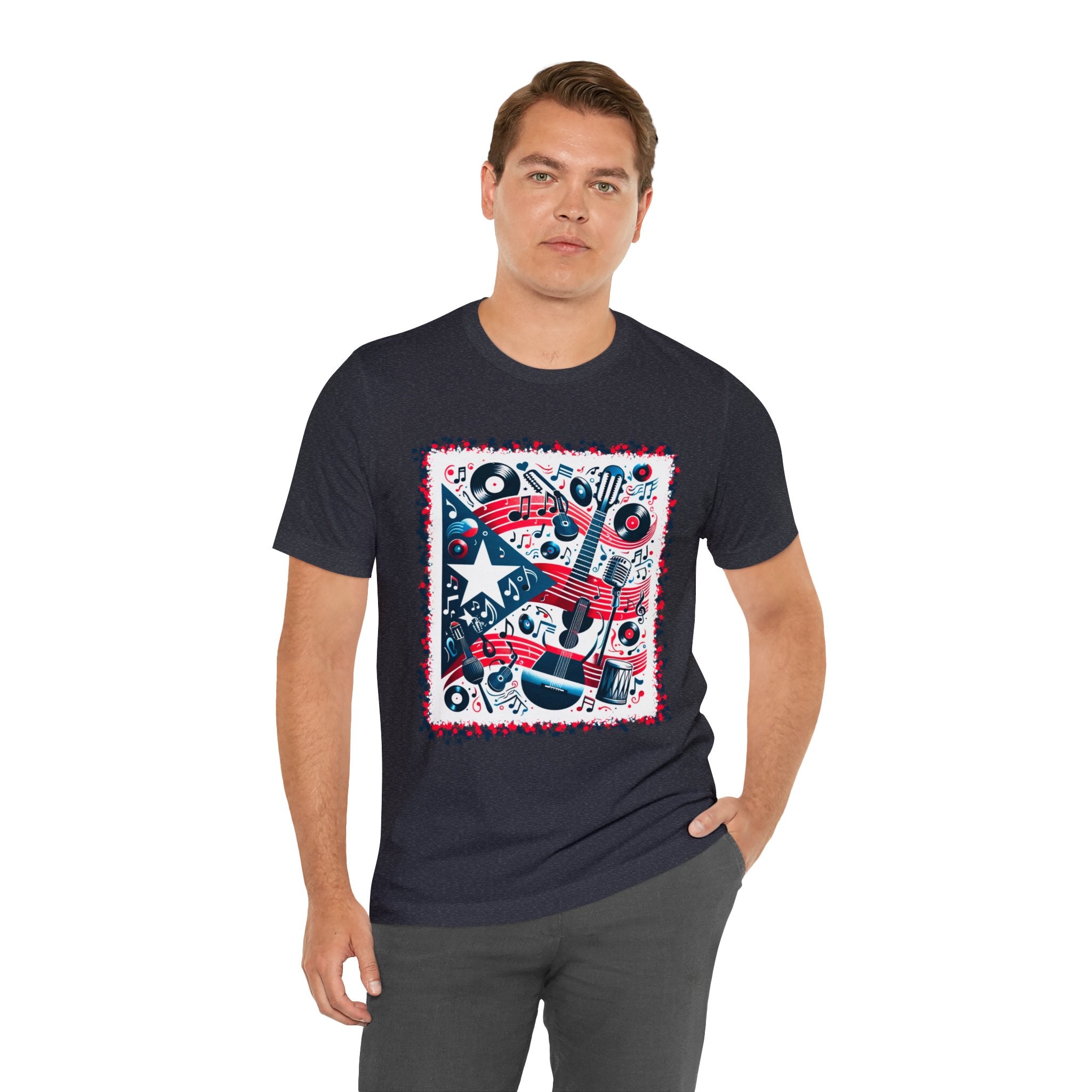 Puerto Rican Rhythm - Unisex Jersey Short Sleeve Tee