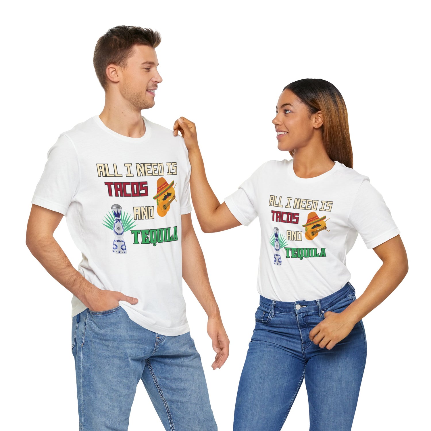 Tacos & Tequila - Unisex Jersey Short Sleeve Tee