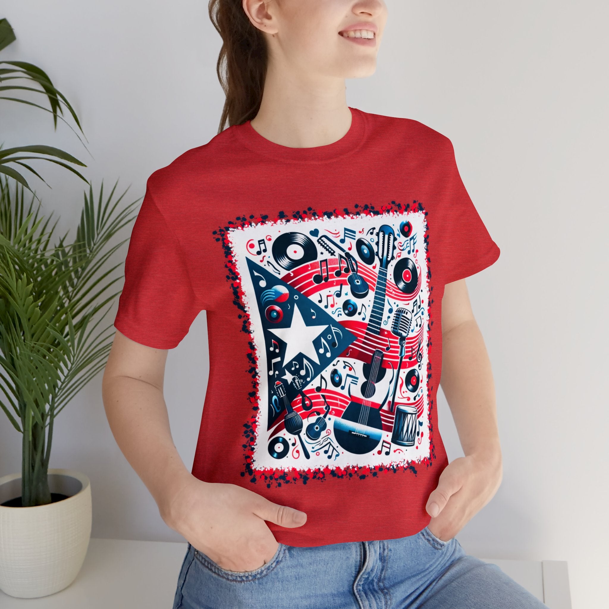 Puerto Rican Rhythm - Unisex Jersey Short Sleeve Tee