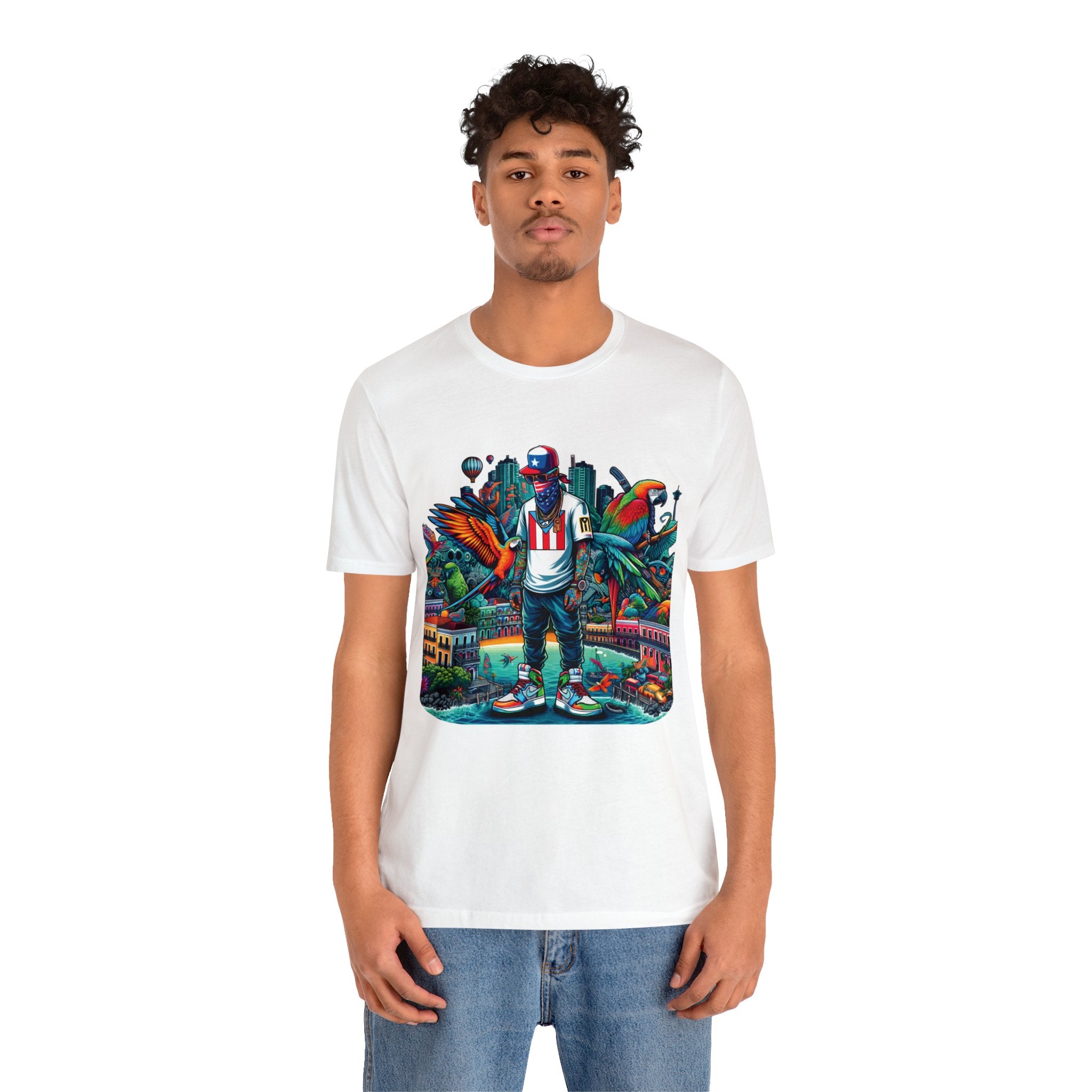 Tropical City Unisex Jersey Short Sleeve Tee