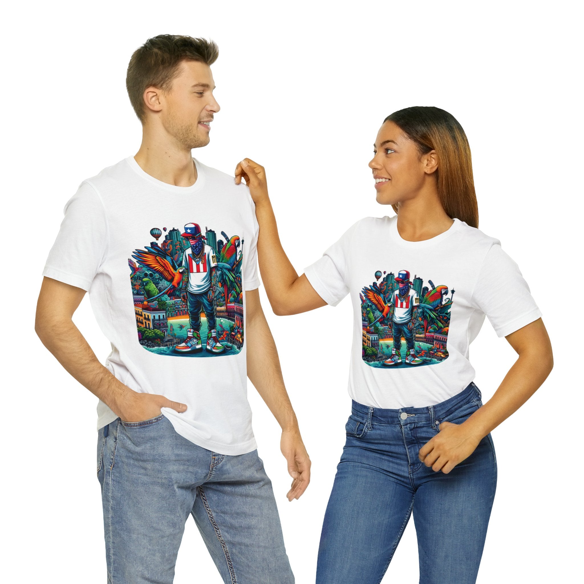 Tropical City Unisex Jersey Short Sleeve Tee