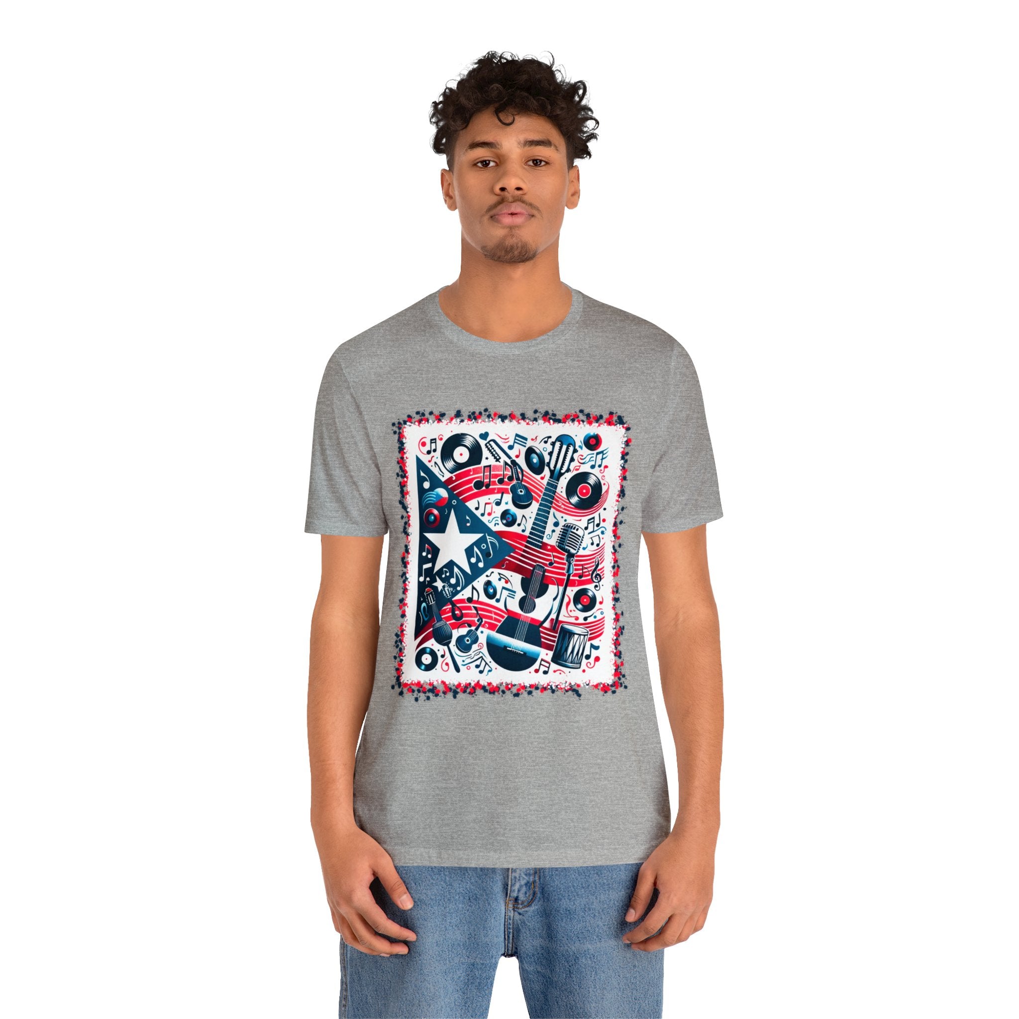 Puerto Rican Rhythm - Unisex Jersey Short Sleeve Tee