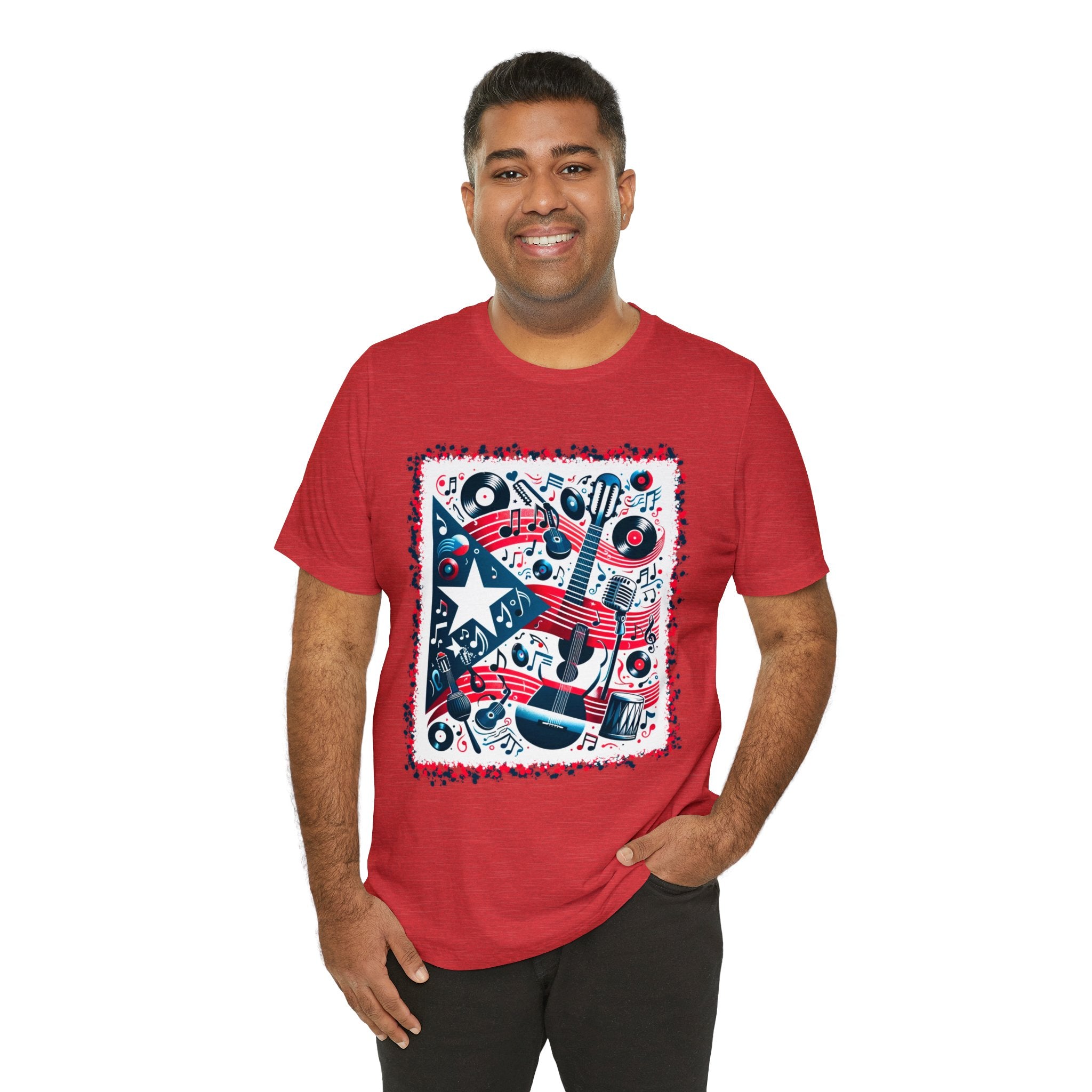 Puerto Rican Rhythm - Unisex Jersey Short Sleeve Tee