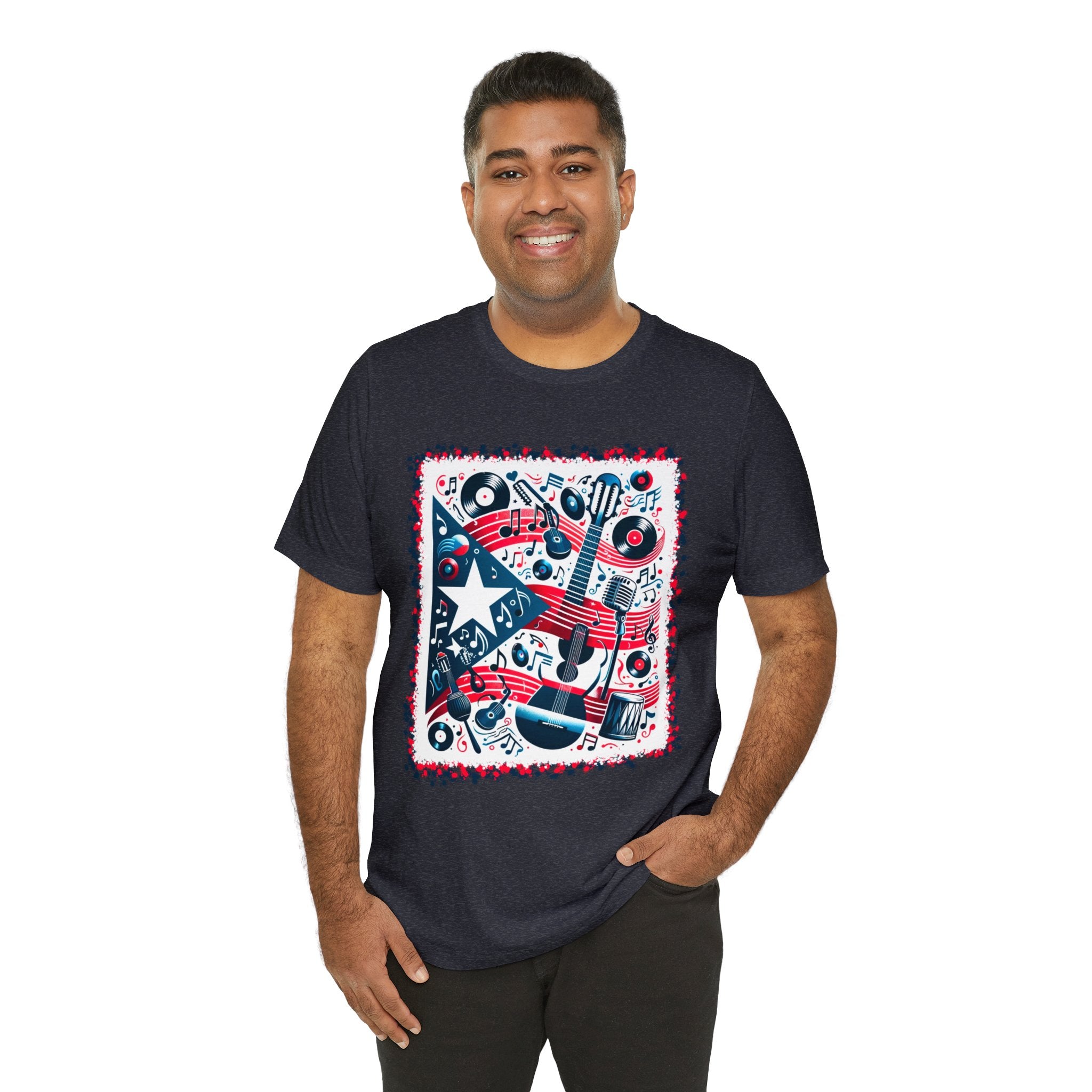 Puerto Rican Rhythm - Unisex Jersey Short Sleeve Tee