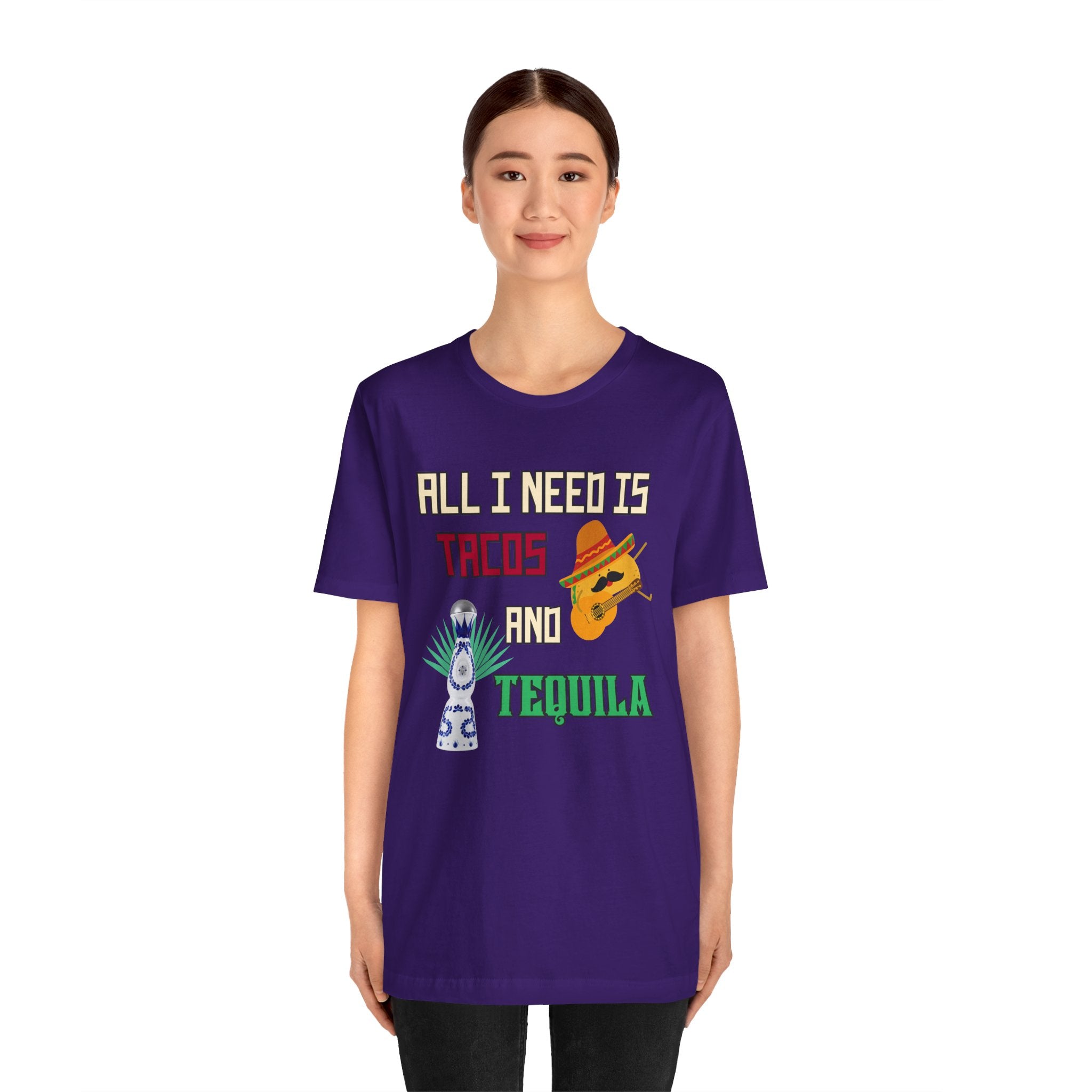 Tacos & Tequila - Unisex Jersey Short Sleeve Tee