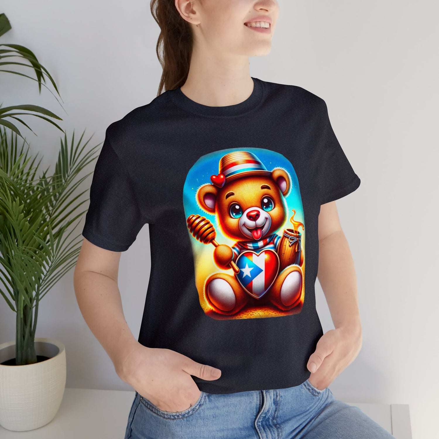 Honey Bear PR- Unisex Jersey Short Sleeve Tee