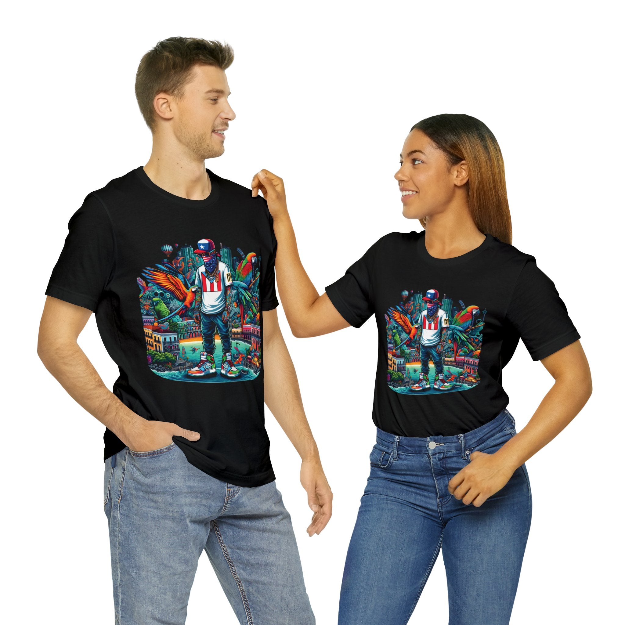 Tropical City Unisex Jersey Short Sleeve Tee