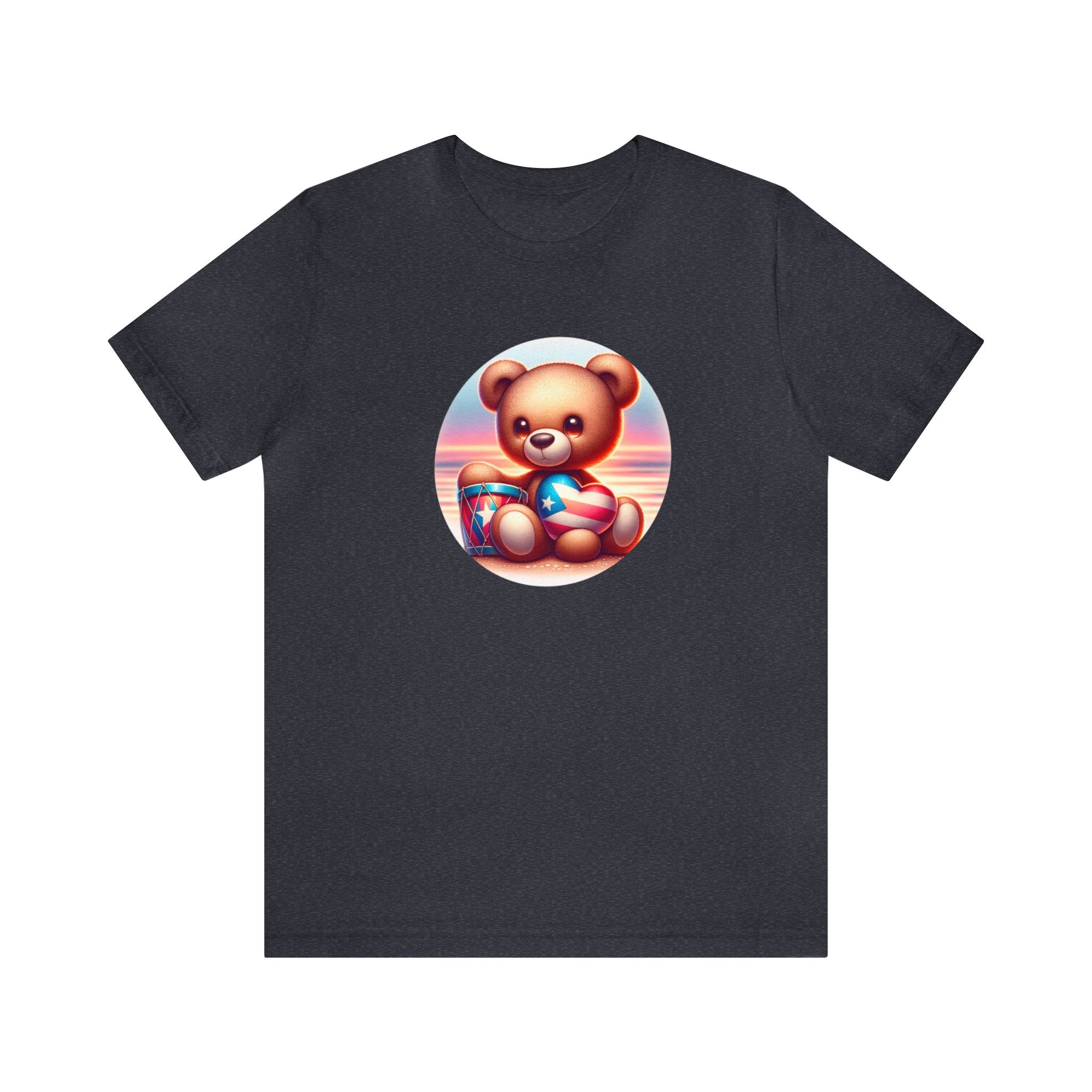 Sunset Teddy Love PR- Unisex Jersey Short Sleeve Tee