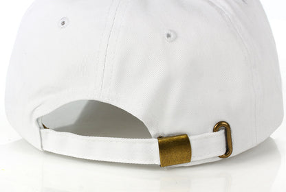 Compatible with Apple, Hip-hop Embroidered Crooked Eaves Grimace Peaked Cap