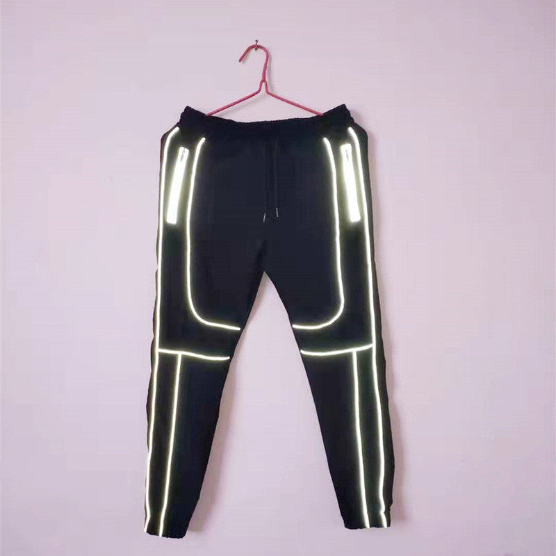 Casual Running Feet Sports Fluorescent Trousers