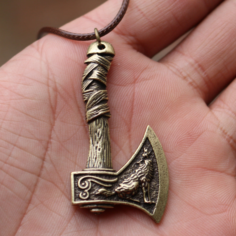 Double Axe Pendant Men&
