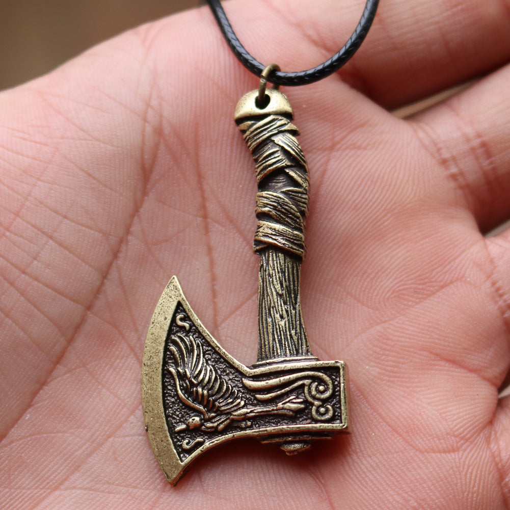 Double Axe Pendant Men&